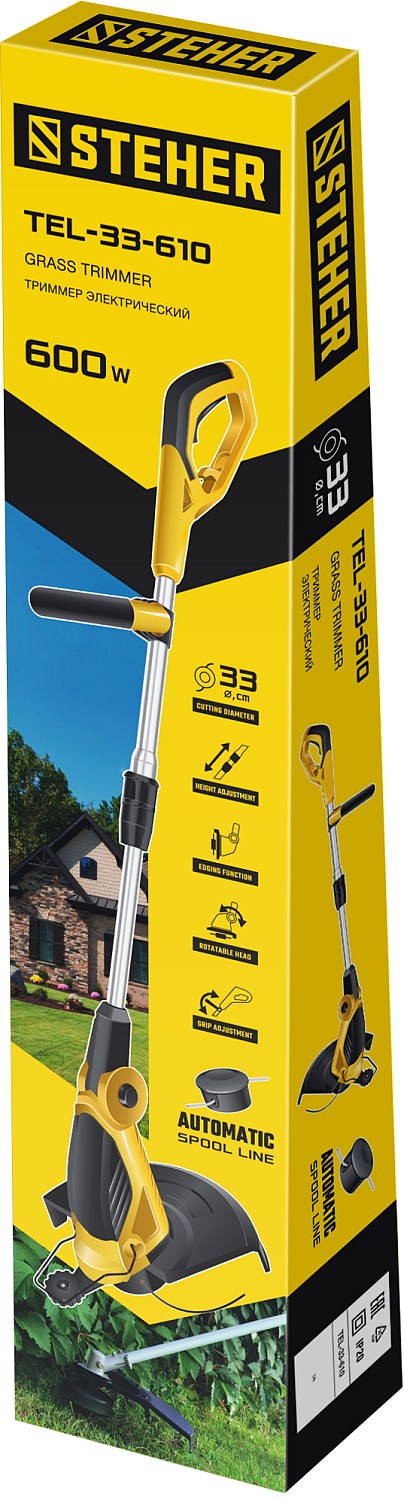 STEHER 600 Вт, ш/с 33 см, сетевой триммер (TEL-33-610) — фото 12