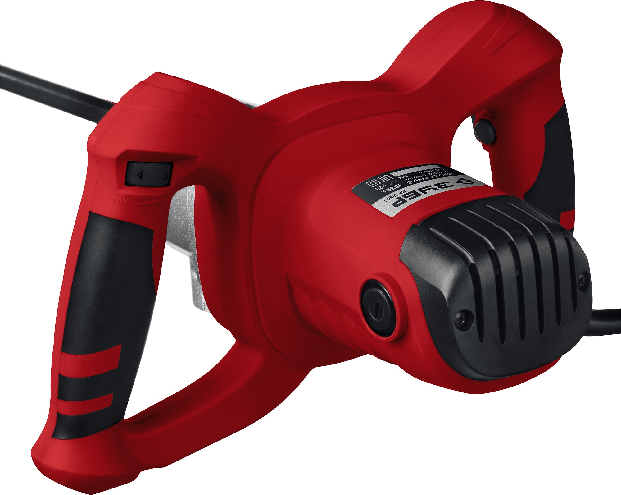 ЗУБР 1050 Вт, М14, строительный миксер, 2 скорости (МР-1050-1) — фото 4