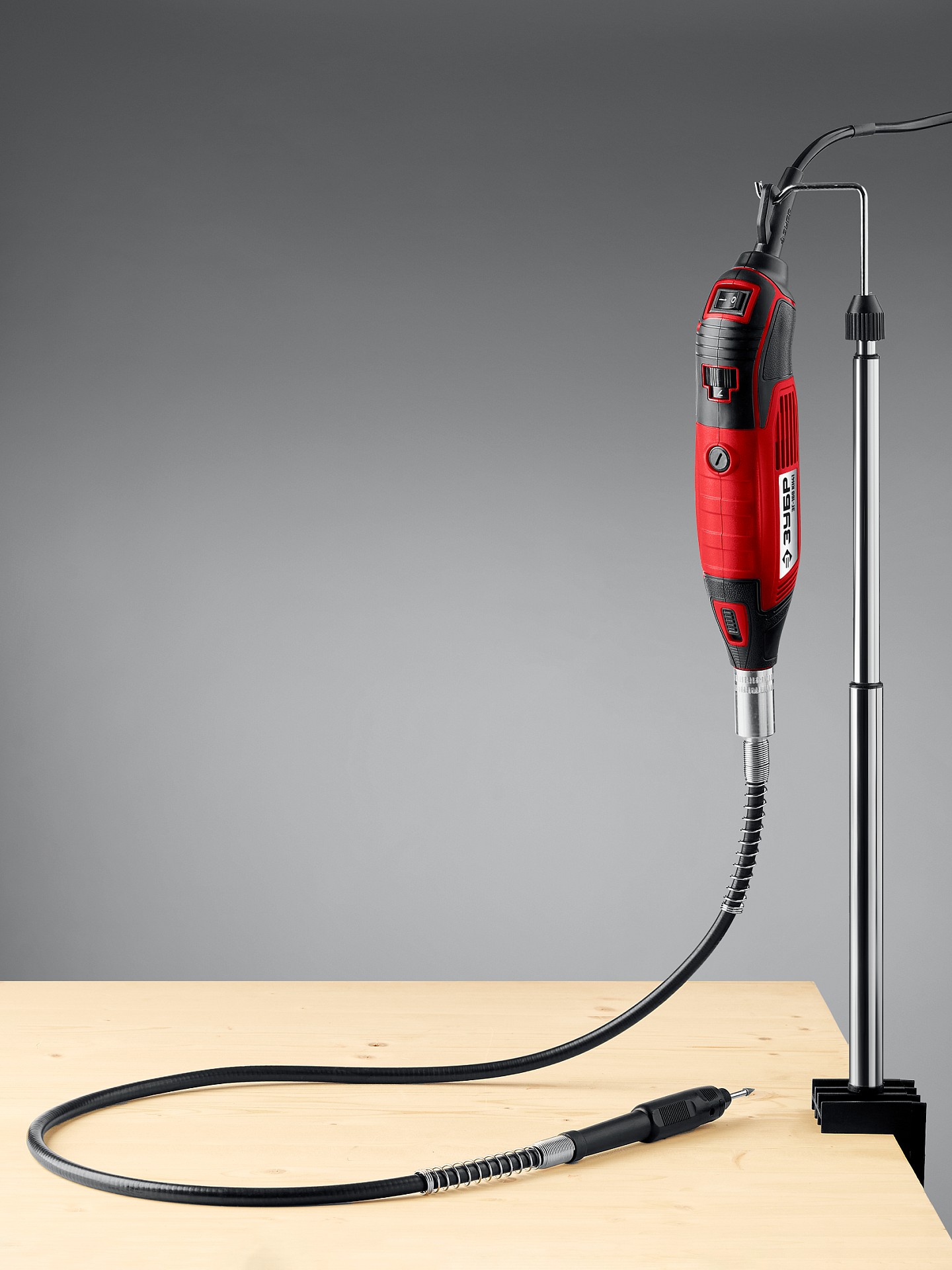 ЗУБР 245 предметов, 160 Вт, набор мини-насадок с гравером (ЗГ-160-H245) — фото 13