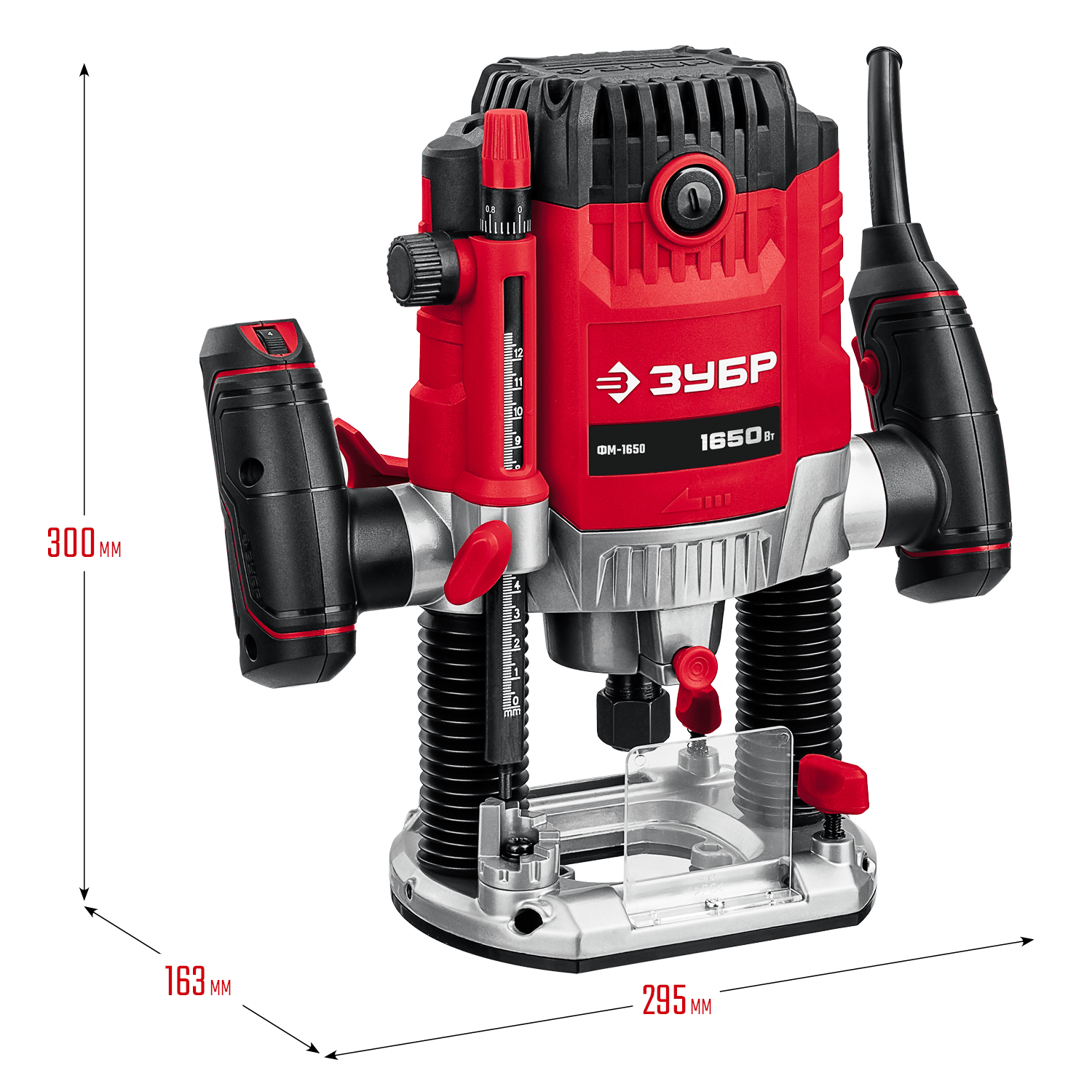 ЗУБР 1650 Вт, 50 мм, универсальный фрезер (ФМ-1650) — фото 3