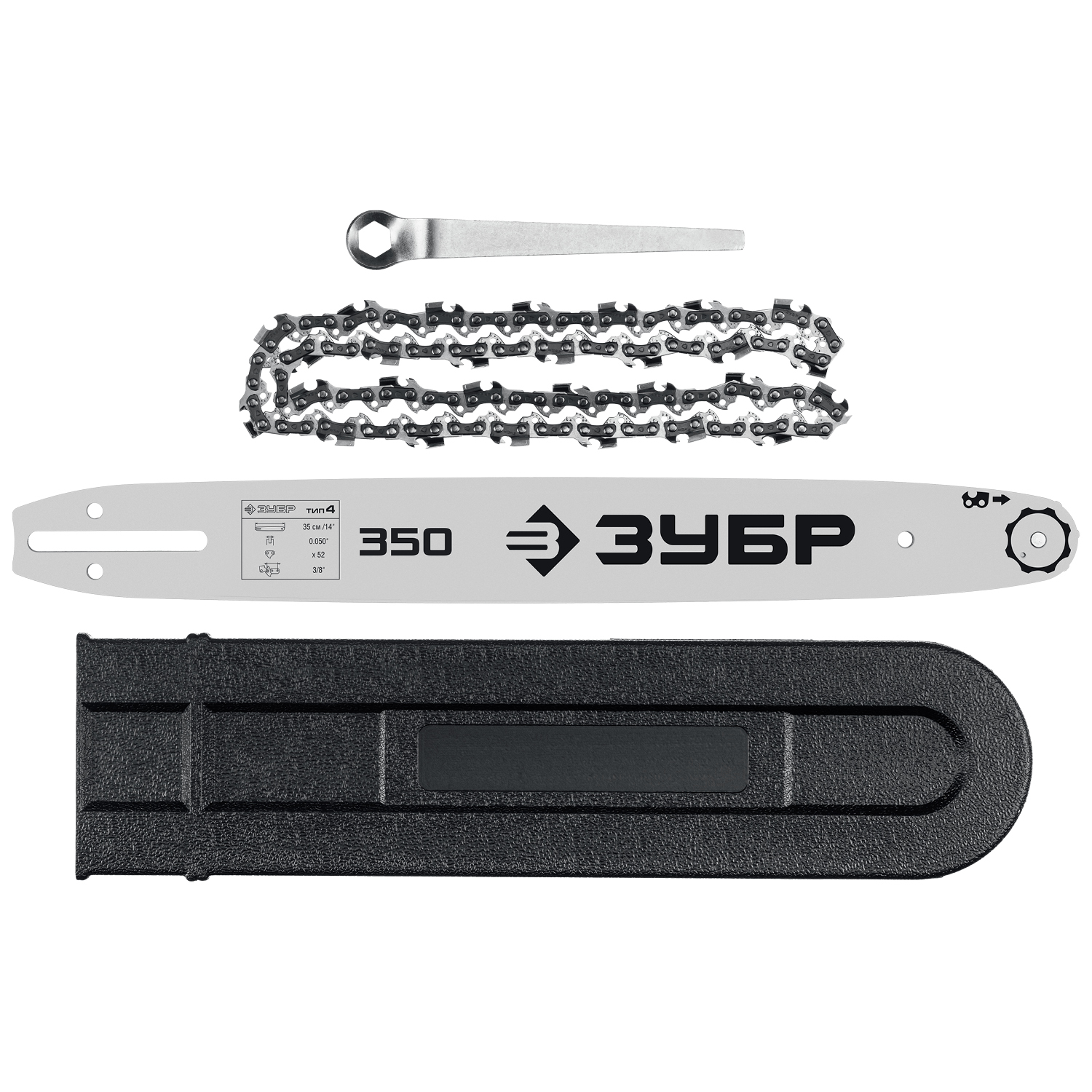 ЗУБР 1800 Вт, 35 см шина, электрическая цепная пила (ПЦ-1835) — фото 14