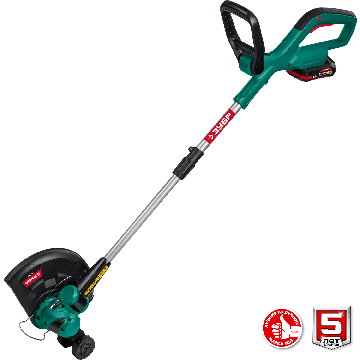 ЗУБР С1-18, 18 В, 25 см, 1 АКБ (2 А·ч), аккумуляторный триммер (ТА-185-21) — фото 11