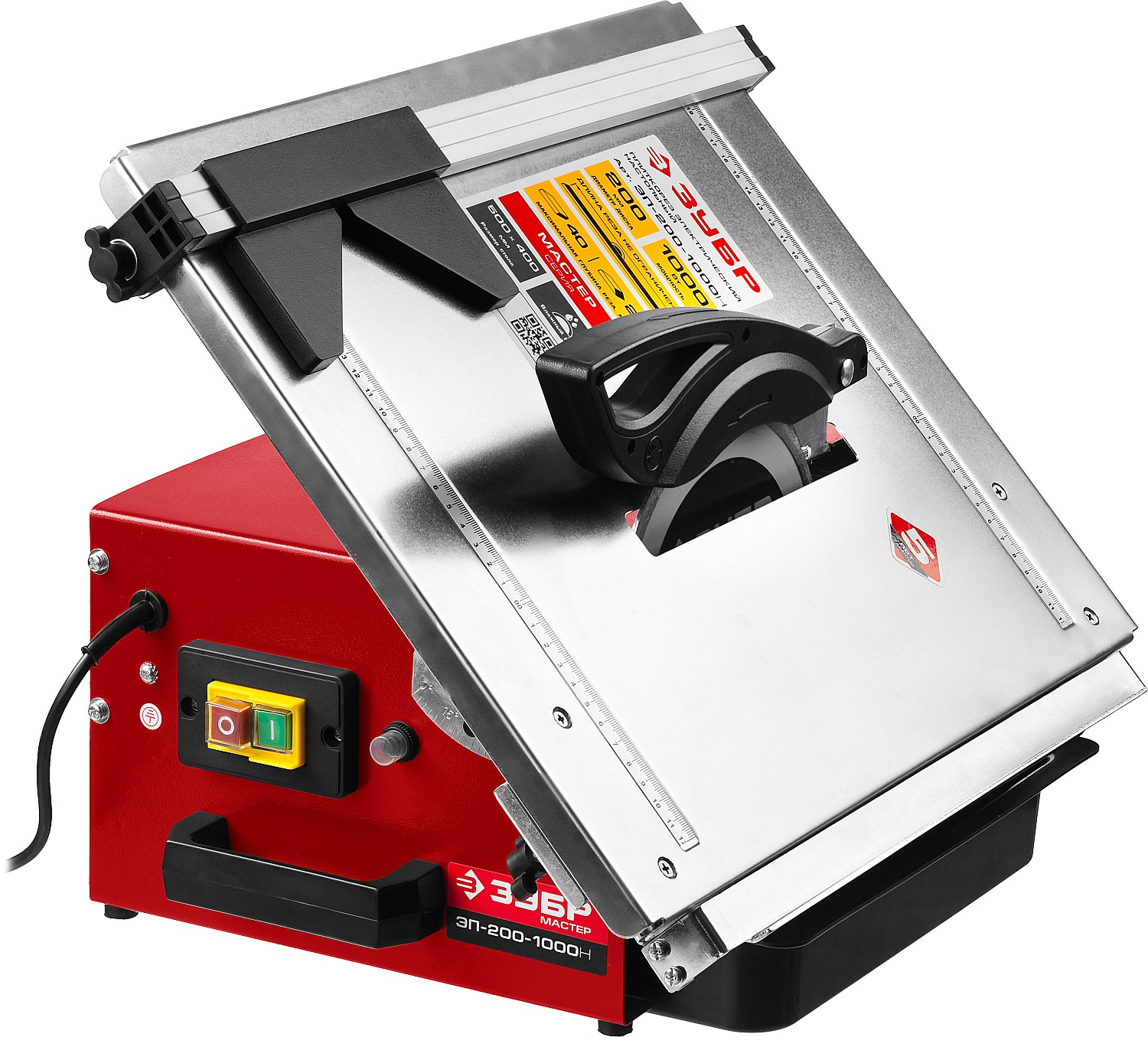 ЗУБР d 200 мм, 1000 Вт, настольный электрический плиткорез (ЭП-200-1000Н) — фото 5