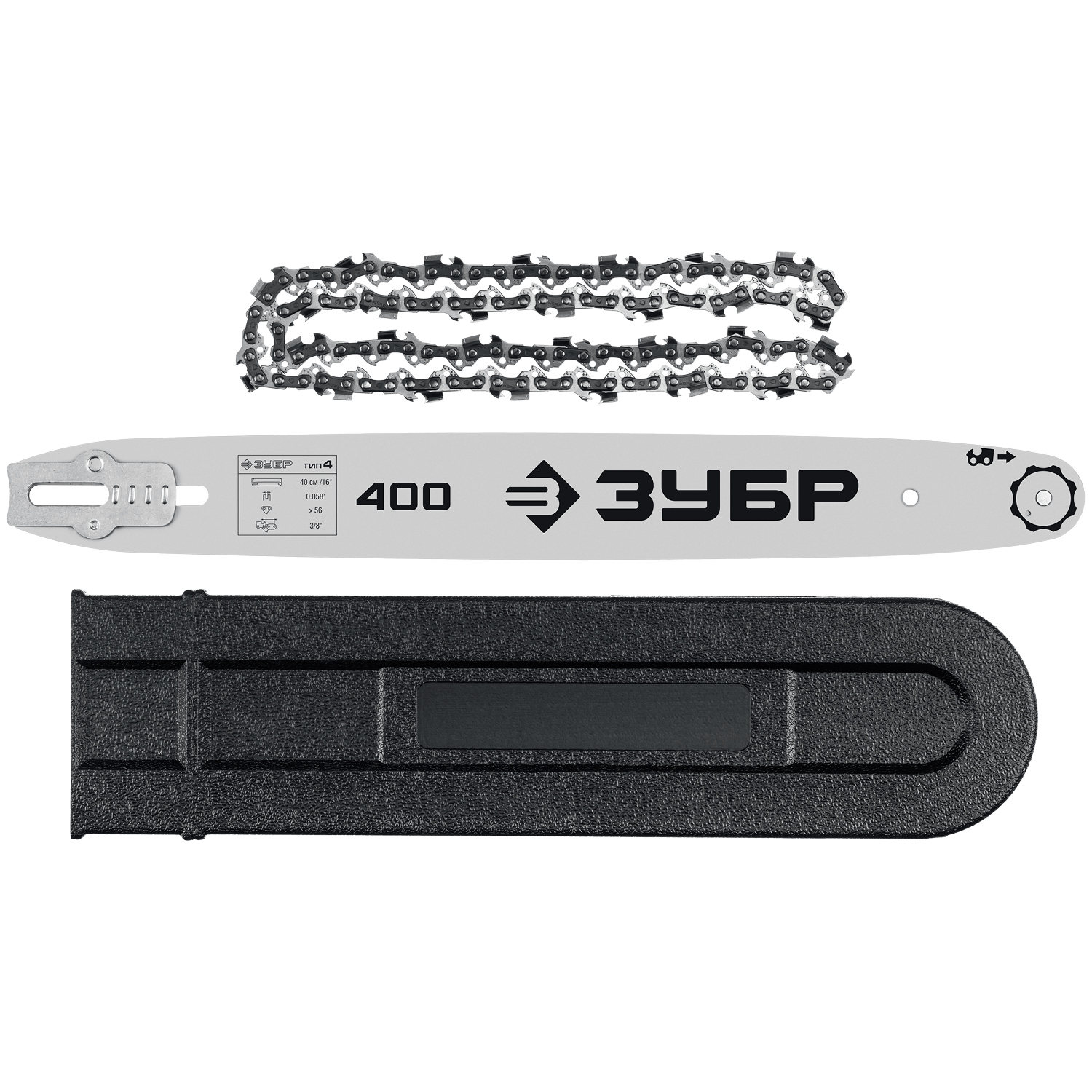 ЗУБР 2200 Вт, 40 см шина, электрическая цепная пила (ПЦ-2240) — фото 15