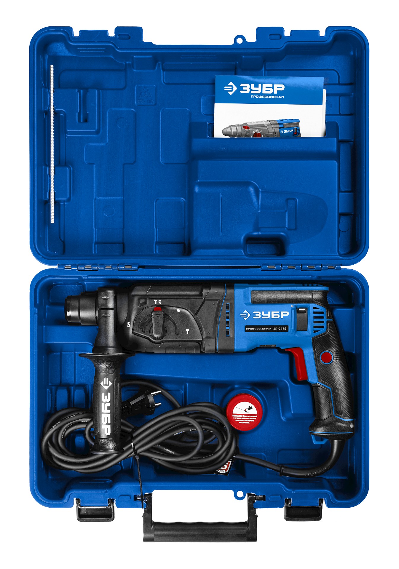 ЗУБР 24 мм, 780 Вт, перфоратор SDS Plus, Профессионал (ЗП-2470) — фото 5