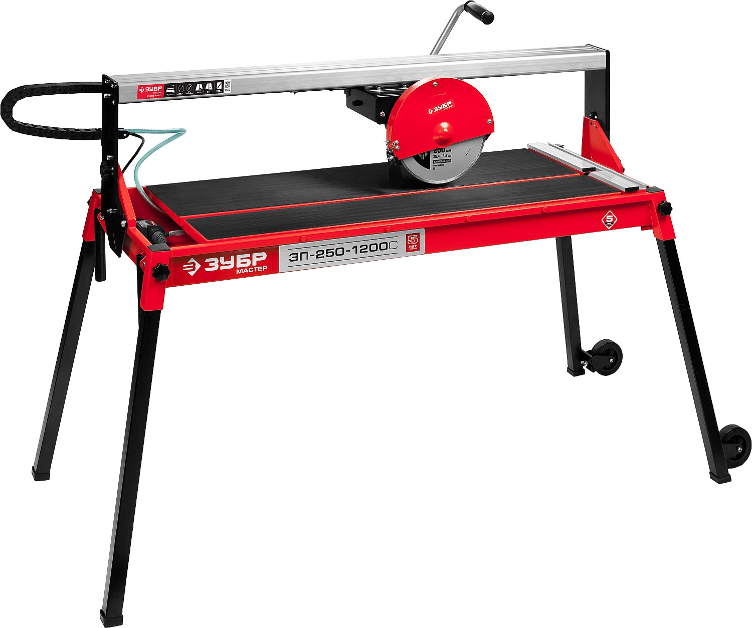 ЗУБР 1020 мм, d 250 мм, 1200 Вт, электрический плиткорез (ЭП-250-1200С) — фото 3