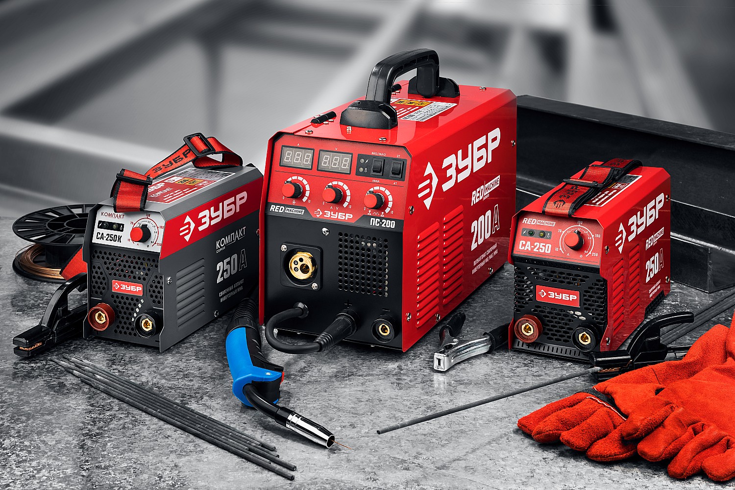 ЗУБР ММА, 250 А, КОМПАКТ, сварочный аппарат инверторный, макс. электрод Ø 6.0 мм (СА-250К) — фото 7