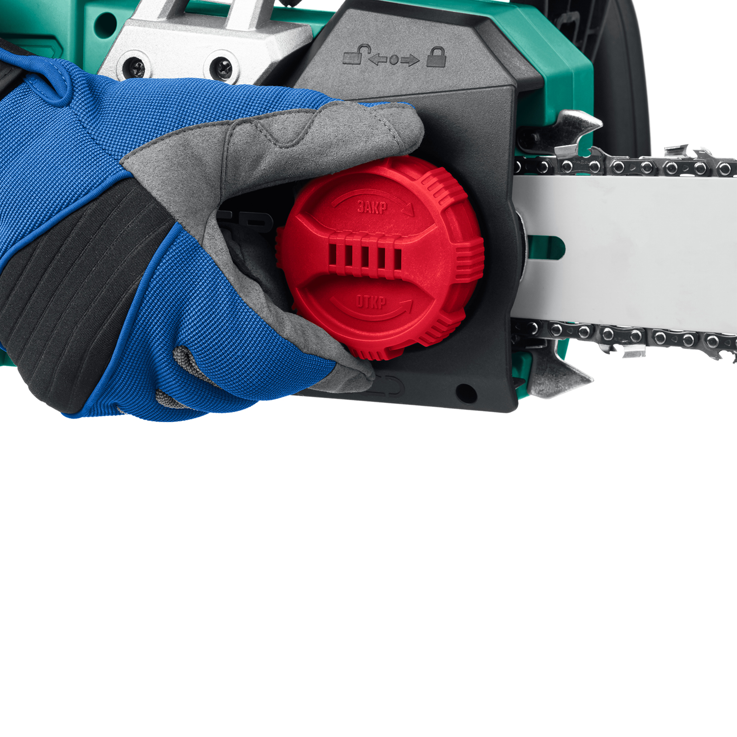 ЗУБР 2700 Вт, 45 см шина, электрическая цепная пила (ПЦ-2745) — фото 12