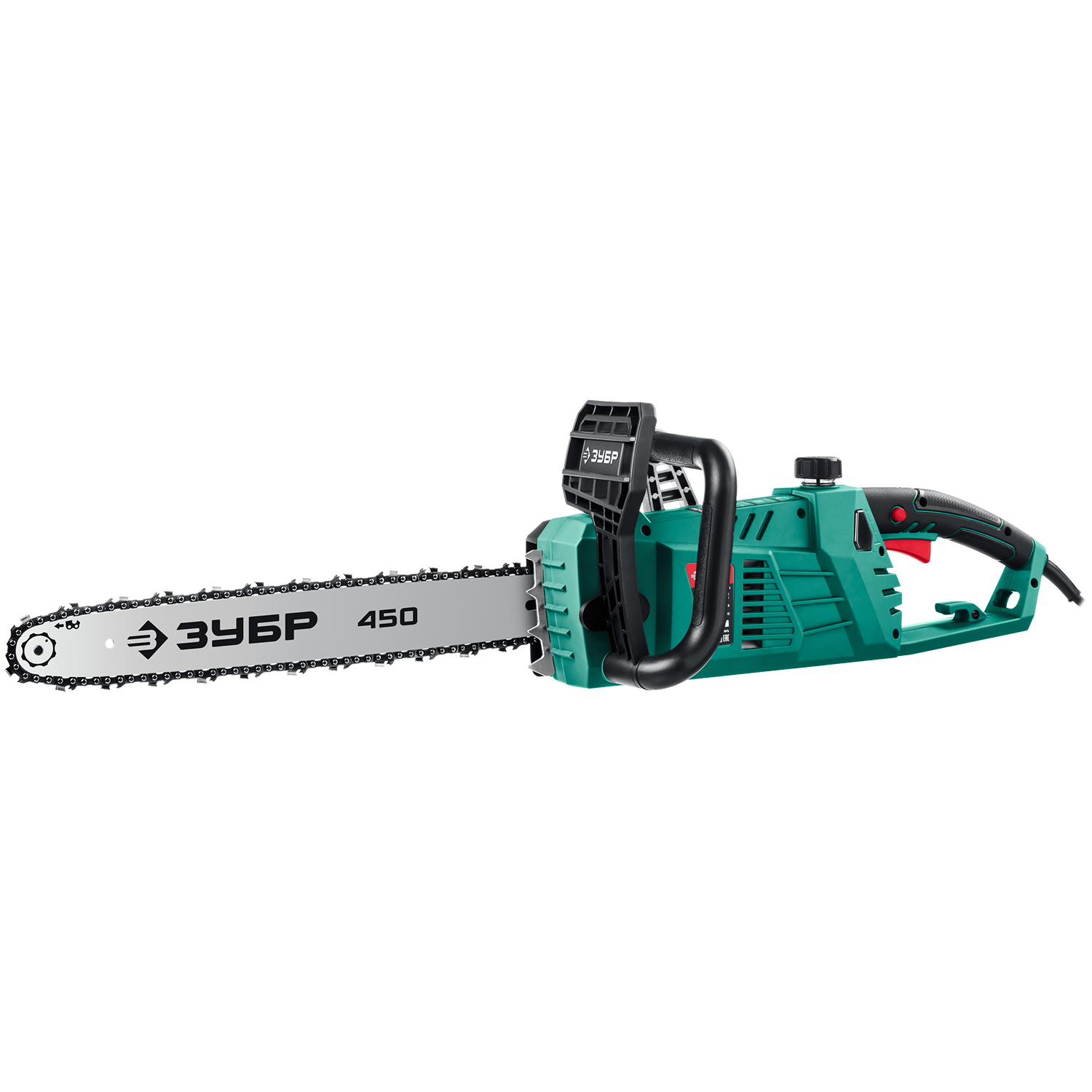 ЗУБР 2700 Вт, 45 см шина, электрическая цепная пила (ПЦ-2745) — фото 10