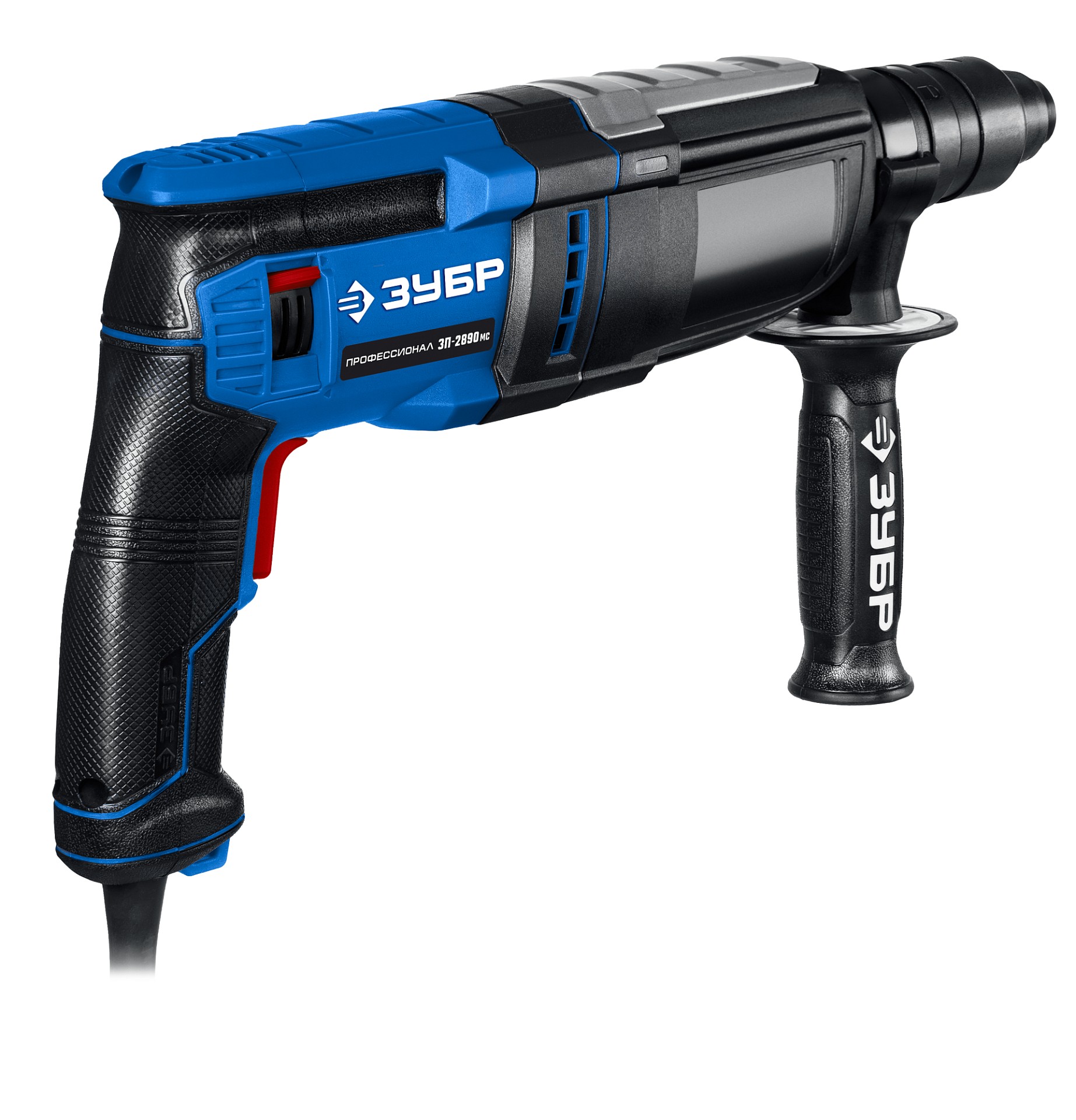 ЗУБР 28 мм, 900 Вт, перфоратор SDS Plus + БЗП, мет. корпус, Профессионал (ЗП-2890 МС) — фото 4