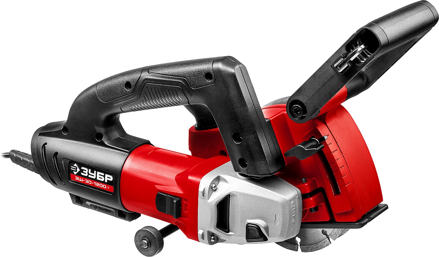 ЗУБР d 125 мм, 1200 Вт, 30 мм, штроборез (бороздодел) (ЗШ-30-1200 Т) — фото 4