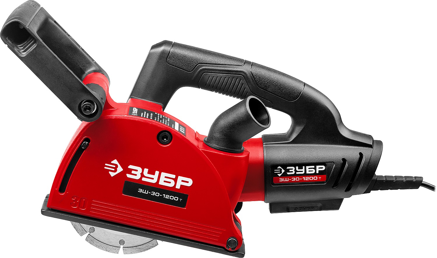 ЗУБР d 125 мм, 1200 Вт, 30 мм, штроборез (бороздодел) (ЗШ-30-1200 Т) — фото 5