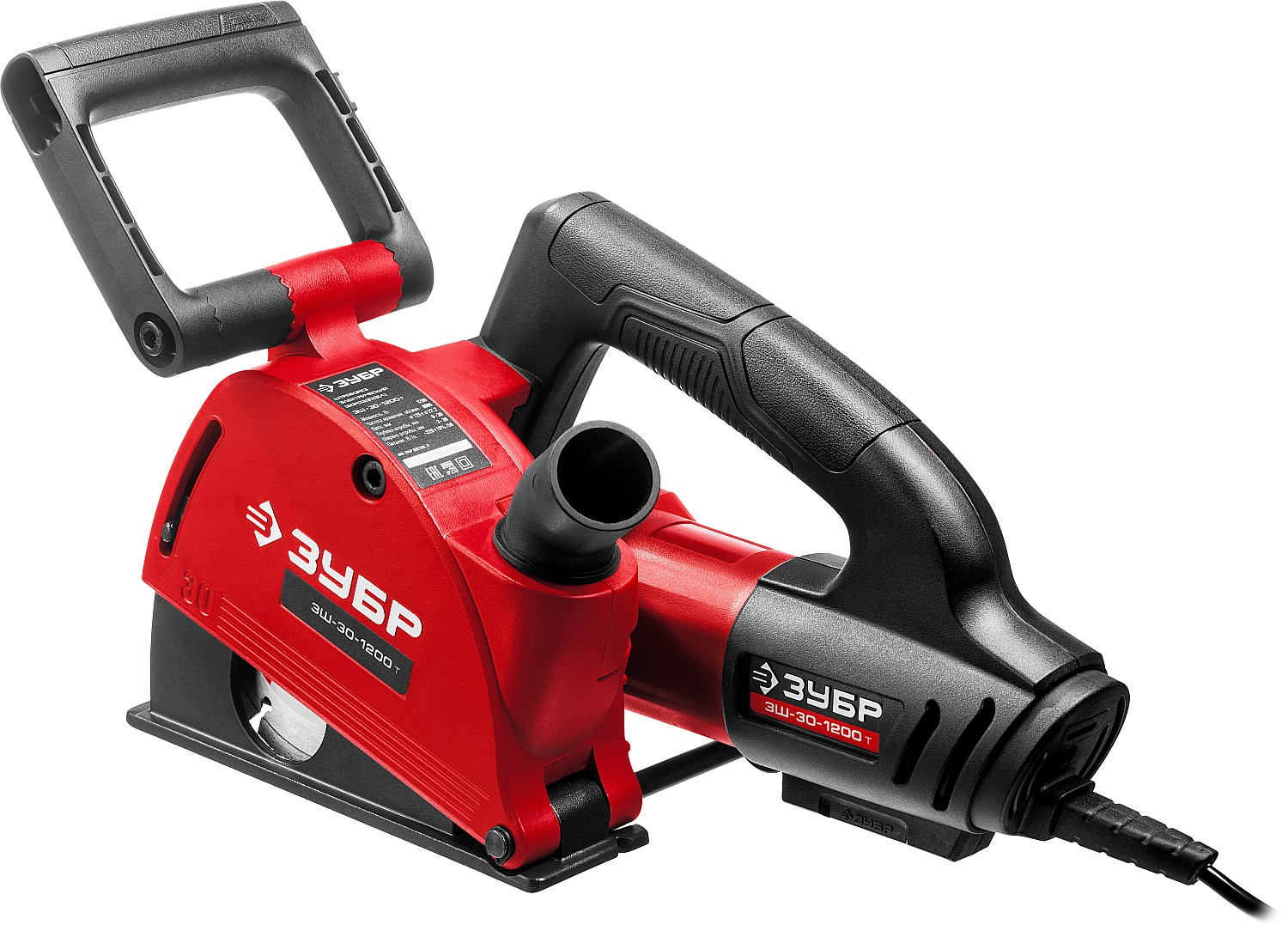 ЗУБР d 125 мм, 1200 Вт, 30 мм, штроборез (бороздодел) (ЗШ-30-1200 Т) — фото 6