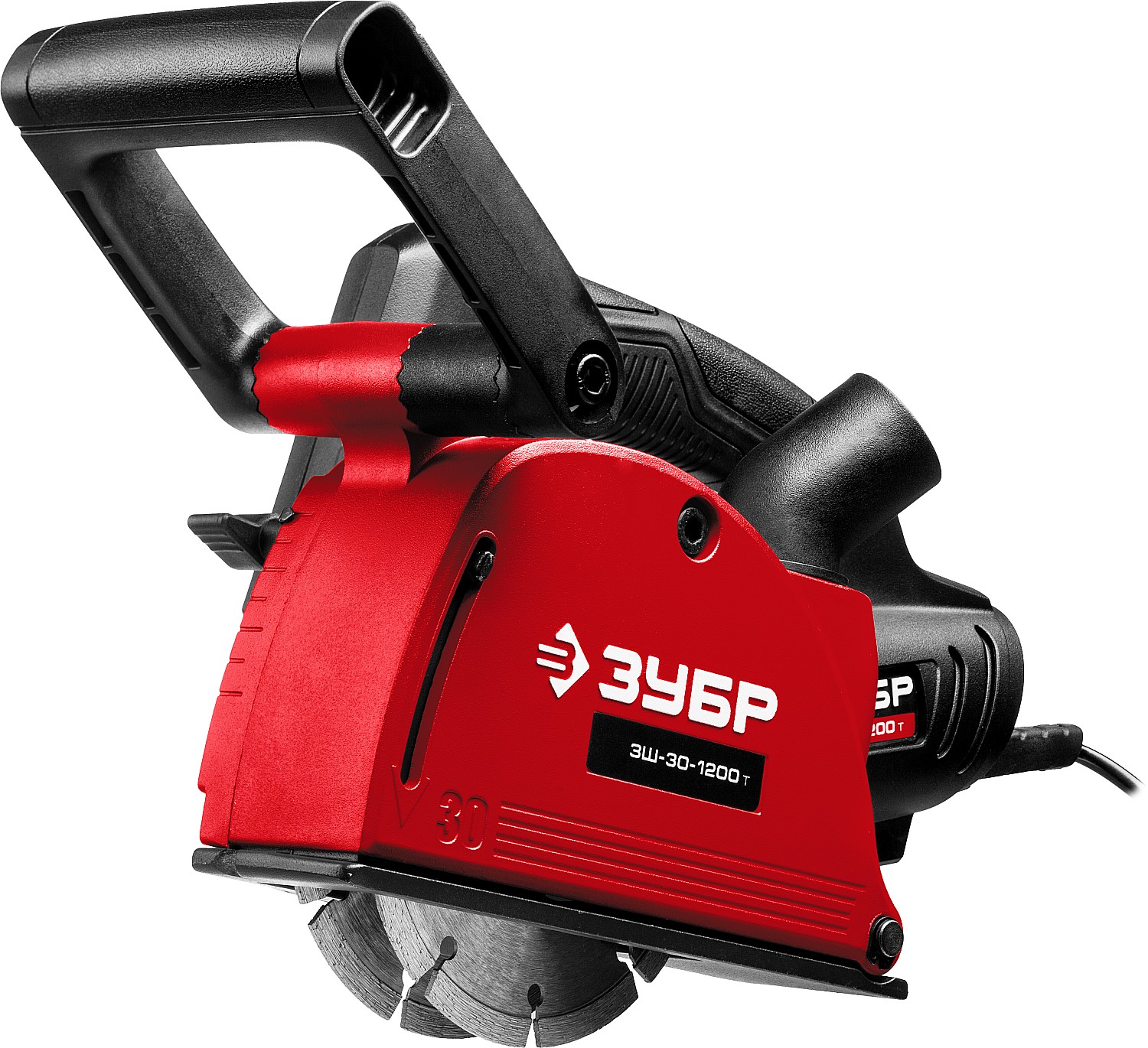 ЗУБР d 125 мм, 1200 Вт, 30 мм, штроборез (бороздодел) (ЗШ-30-1200 Т) — фото 7