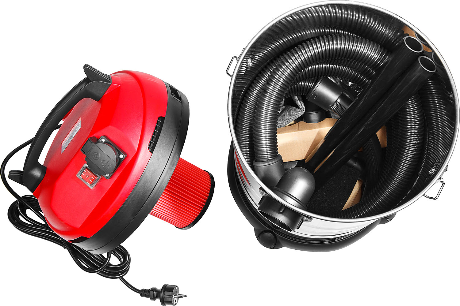 ЗУБР М3, 30 л, 1400 Вт, строительный пылесос (ПУ-30-1400 М3) — фото 16