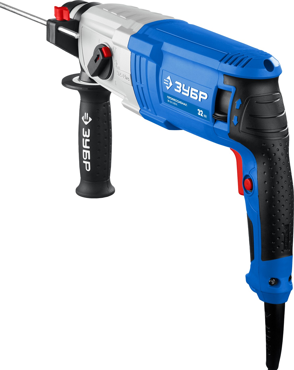 ЗУБР 32 мм, 1100 Вт, перфоратор SDS Plus, Профессионал (ЗП-32-1100 К) — фото 5