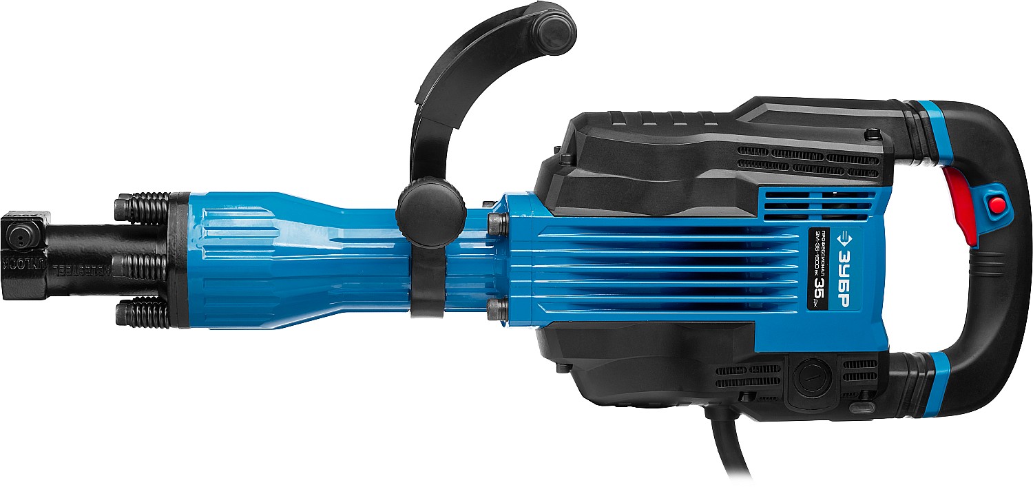 ЗУБР Бетонолом, 35 Дж, 1600 Вт, АВТ, отбойный молоток HEX-30, Профессионал (ЗМ-35-1600 ВК) — фото 4