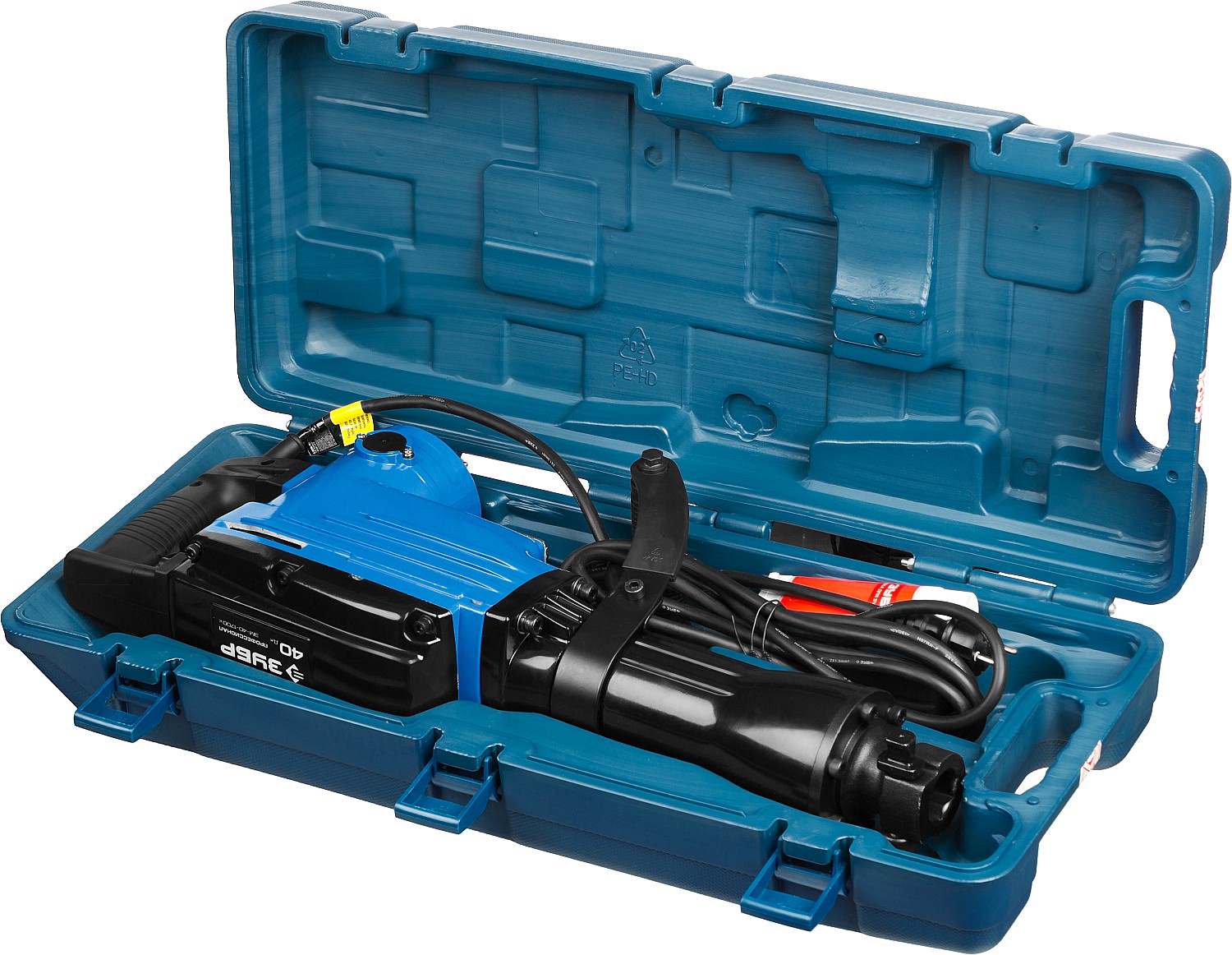 ЗУБР Бетонолом, 40 Дж, 1700 Вт, отбойный молоток HEX-30, Профессионал (ЗМ-40-1700 К) — фото 7