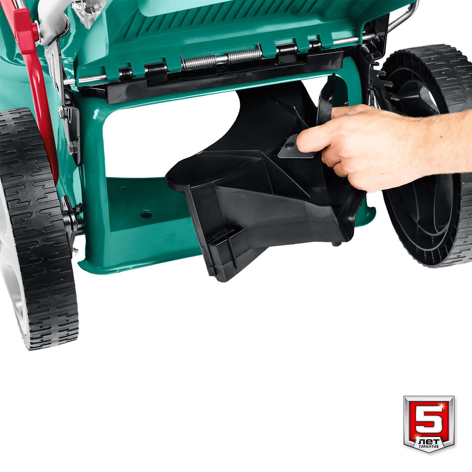 ЗУБР 460 мм, 4.5 л.с., бензиновая газонокосилка (ГБ-460) — фото 16