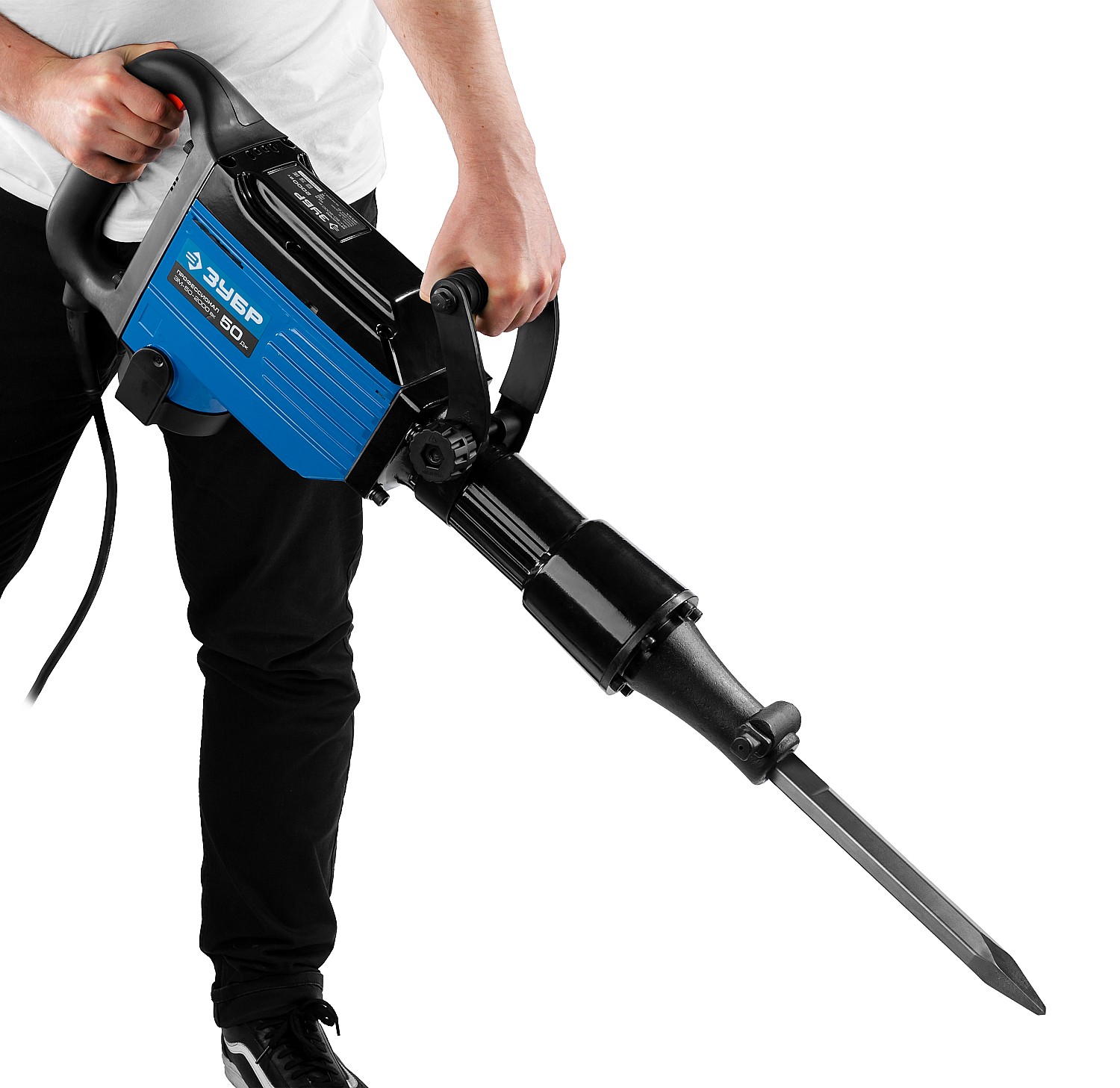 ЗУБР Бетонолом, 50 Дж, 2000 Вт, АВТ, отбойный молоток HEX-28, Профессионал (ЗМ-50-2000 ВК) — фото 7