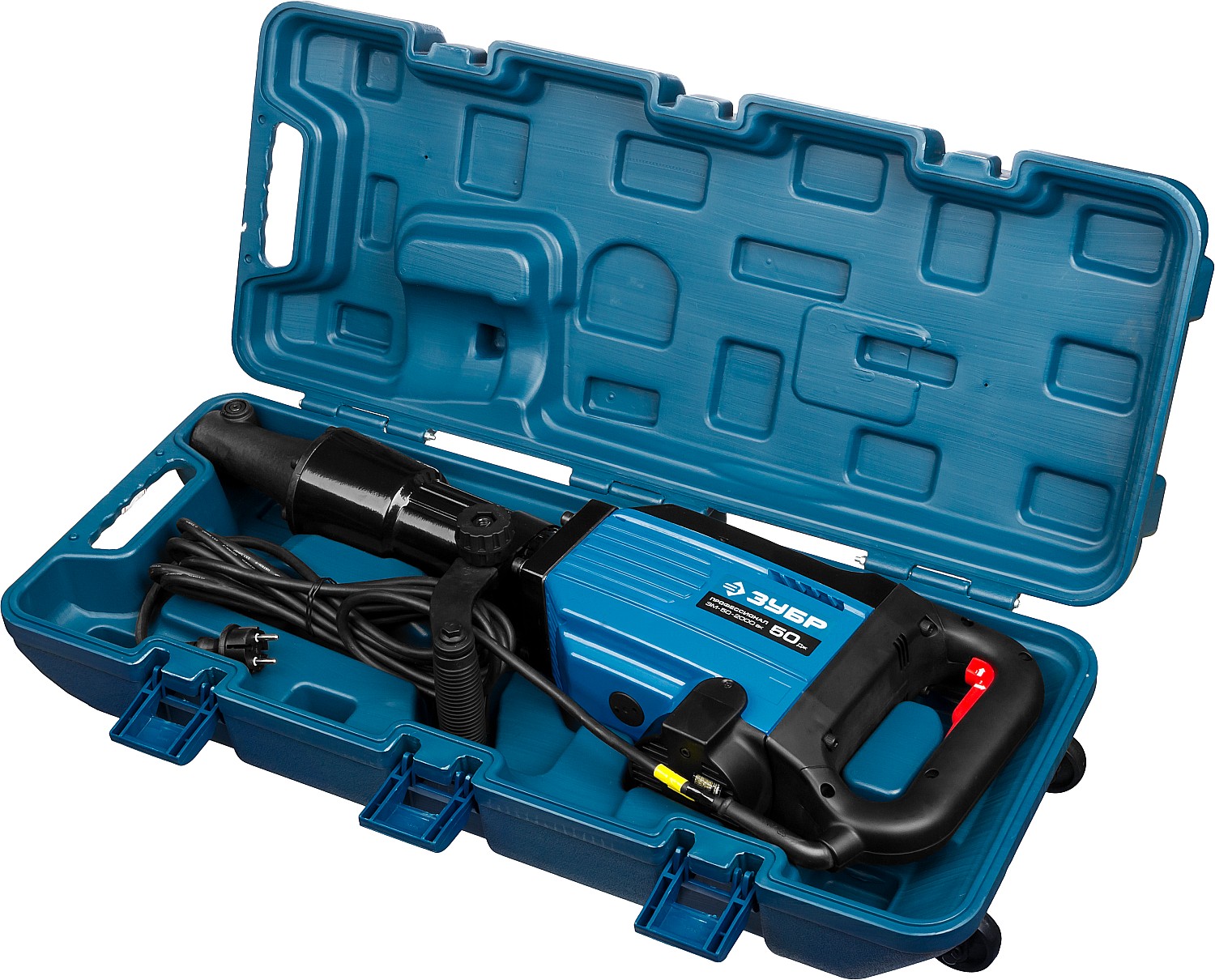 ЗУБР Бетонолом, 50 Дж, 2000 Вт, АВТ, отбойный молоток HEX-28, Профессионал (ЗМ-50-2000 ВК) — фото 9