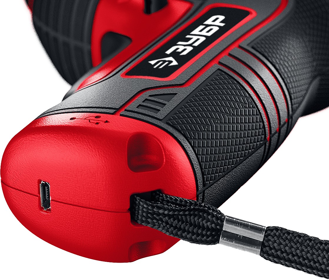 ЗУБР ViX 3.6 В, аккумуляторная отвертка, 10 бит, насадка штопор (ЗО-Е-3.6 ЛиМ1) — фото 8