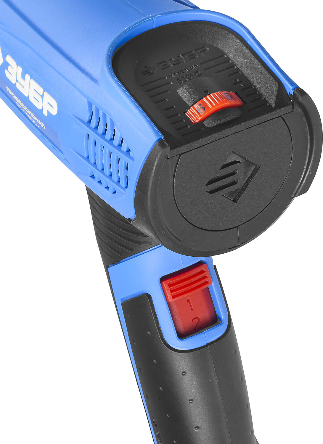 ЗУБР 1800 Вт, технический фен, кейс, Профессионал (ФТ-П1800 К) — фото 3