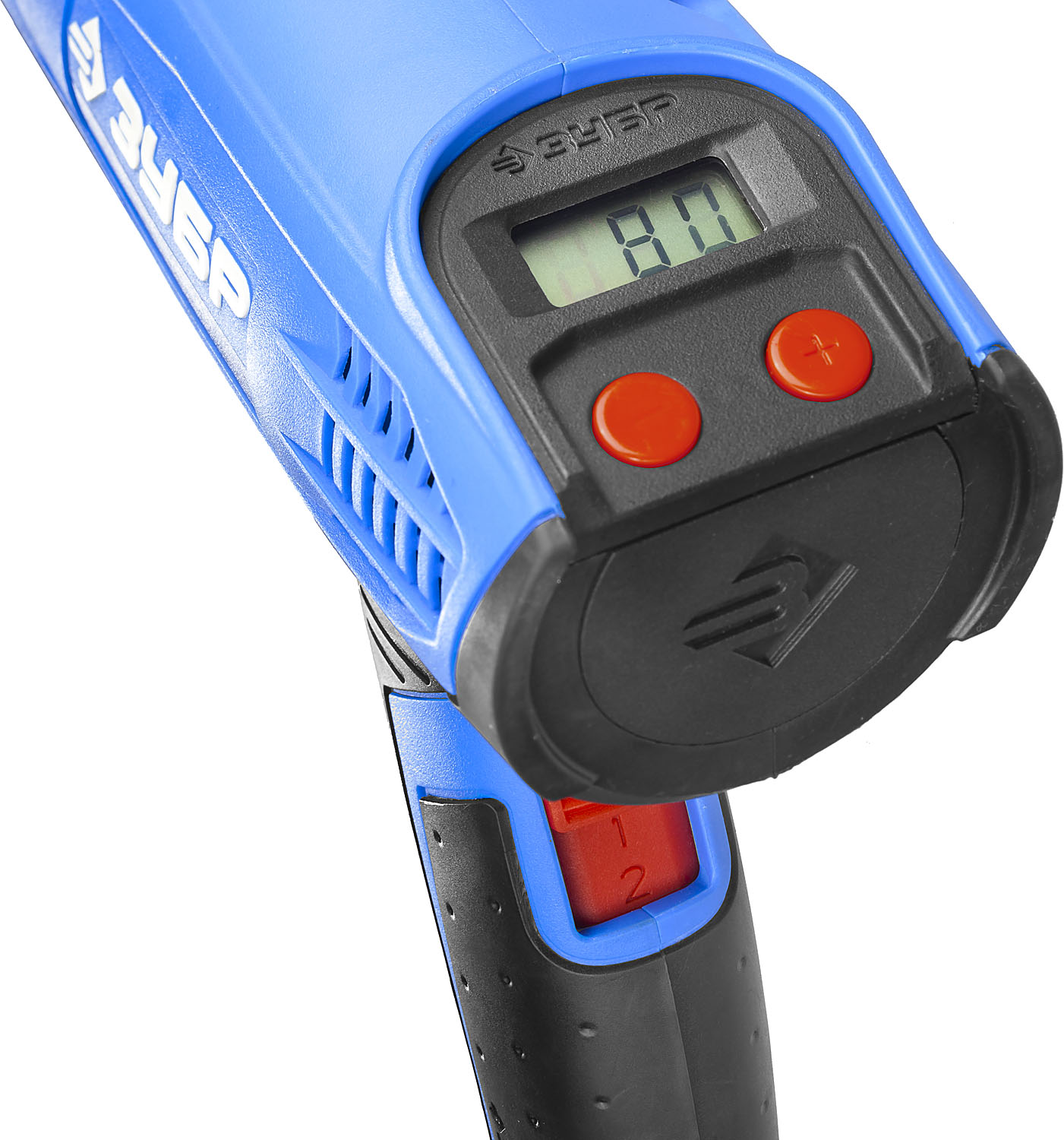 ЗУБР 2000 Вт, технический фен, дисплей, кейс, Профессионал (ФТ-П2000 М2ДК) — фото 3