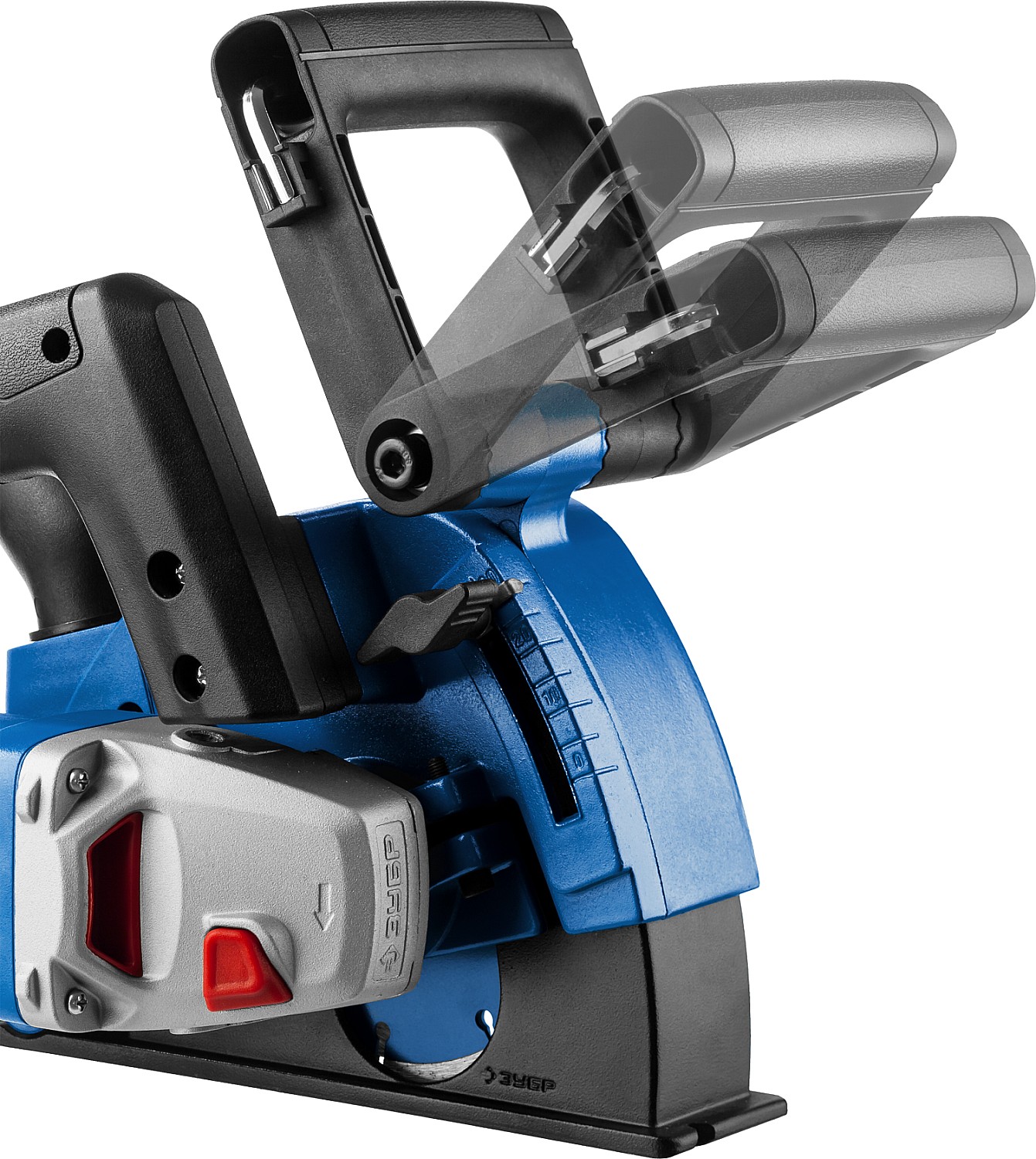 ЗУБР d 125 мм, 1400 Вт, 30 мм, штроборез (бороздодел), Профессионал (ЗШ-П30-1400 ПСТ) — фото 9