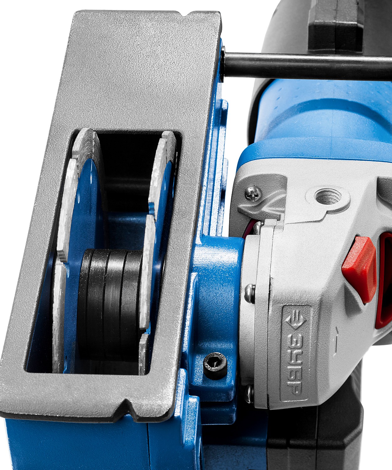 ЗУБР d 180 мм, 2100 Вт, 45 мм, штроборез (бороздодел), метал. ящик, Профессионал (ЗШ-П45-2100 ПВТК) — фото 9