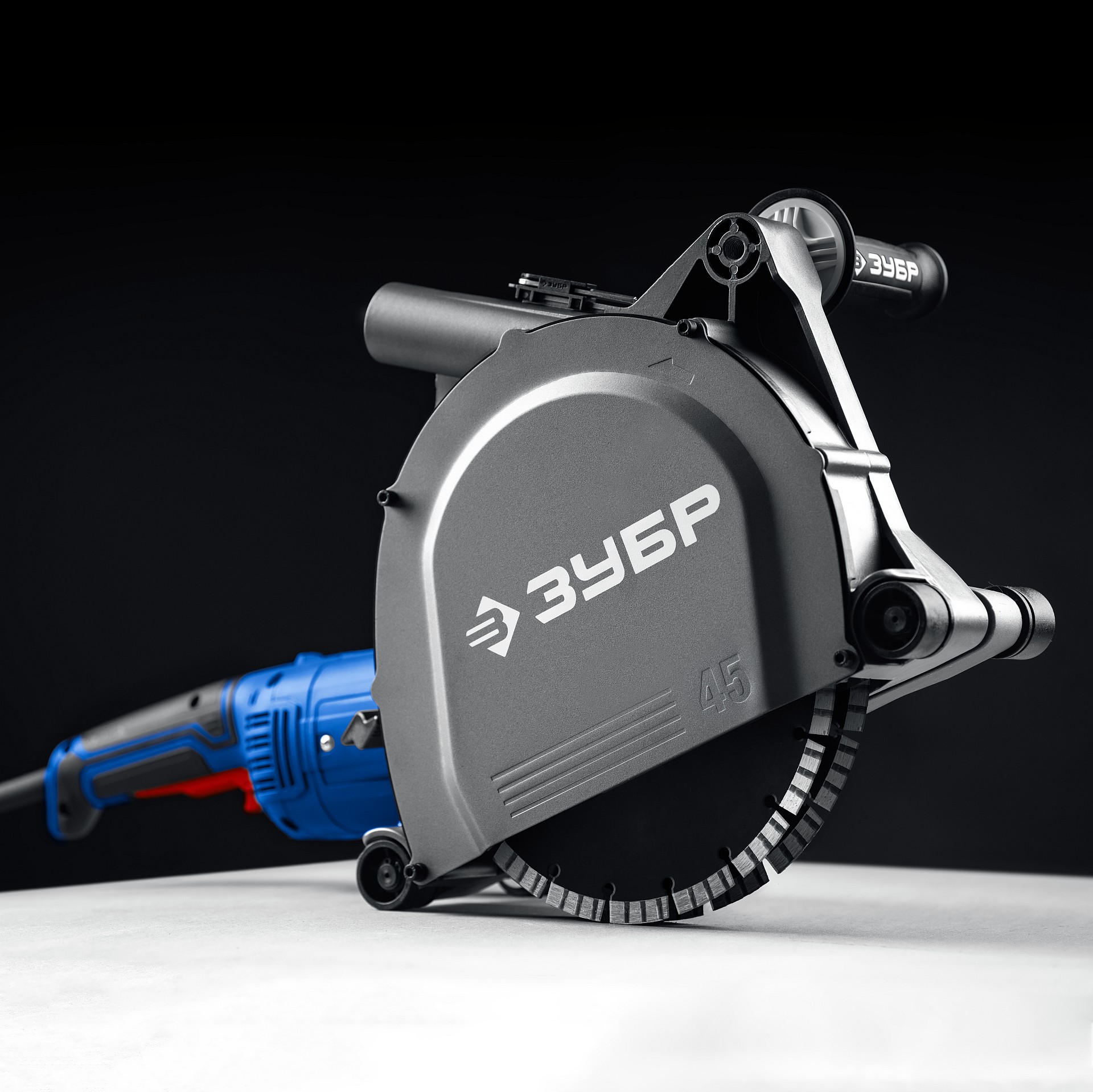 ЗУБР d 180 мм, 2200 Вт, 45 мм, штроборез (бороздодел), метал. ящик, Профессионал (ЗШ-П45-2200 ПТК) — фото 4