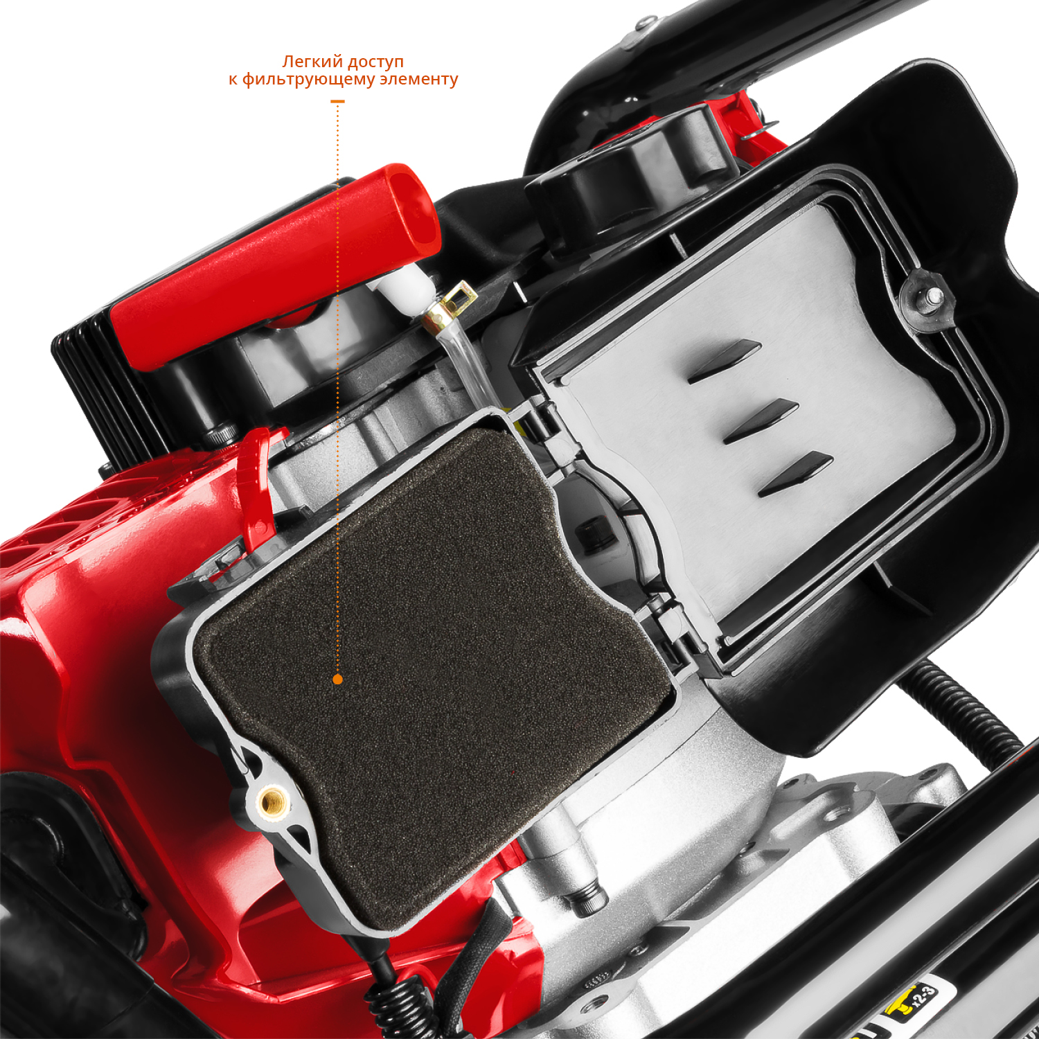 ЗУБР d 60 - 200 мм, 52 см3, 1 оператор, мотобур (бензобур) (МБ1-200) — фото 9