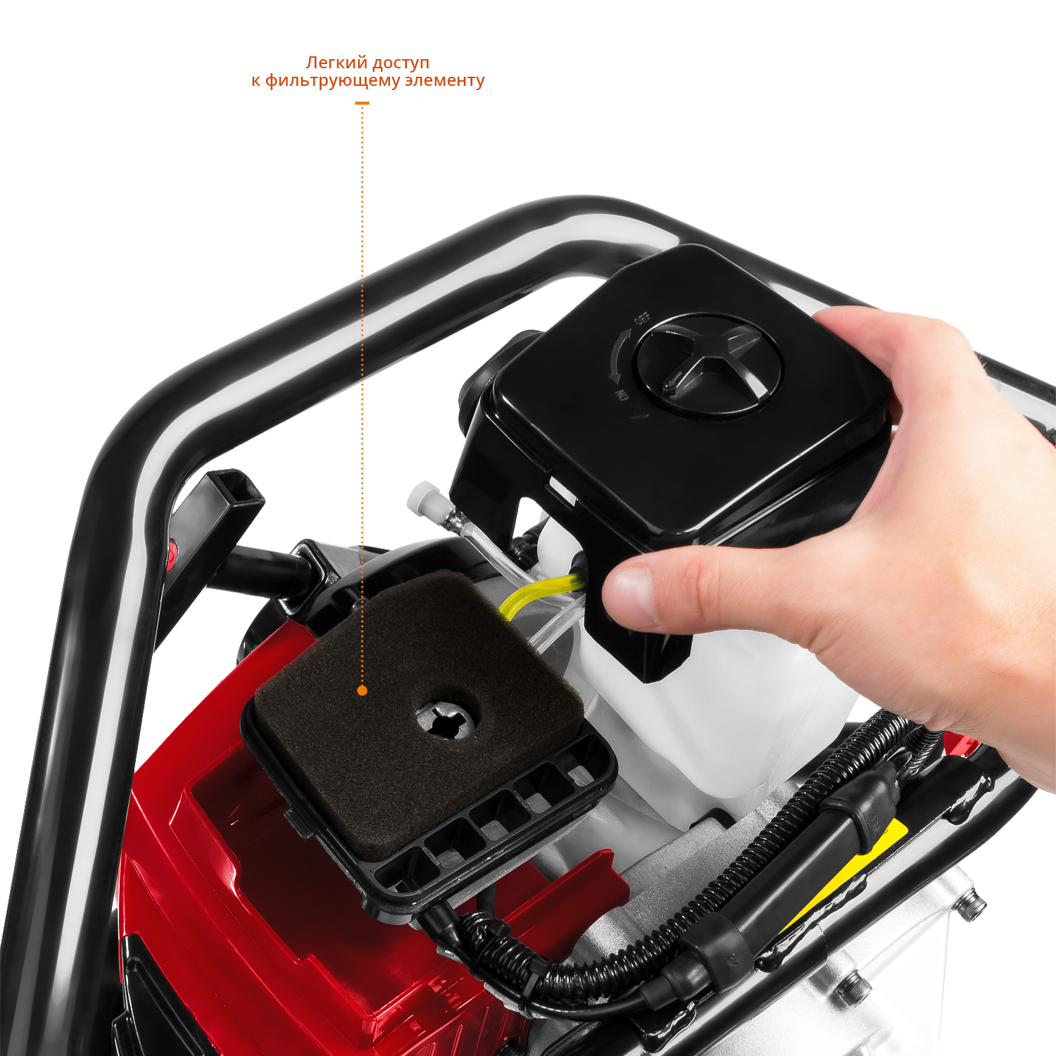 ЗУБР d 60 - 300 мм, 71 см3, 2 оператора, мотобур (бензобур) (МБ2-300) — фото 9