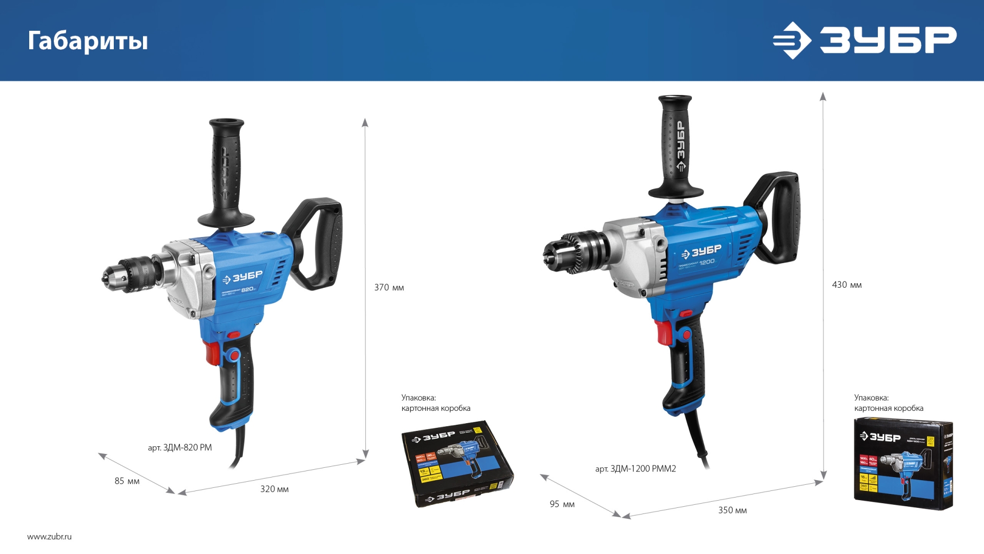 ЗУБР 1200 Вт, 16 мм, дрель-миксер, Профессионал (ЗДМ-1200 РММ2) — фото 13