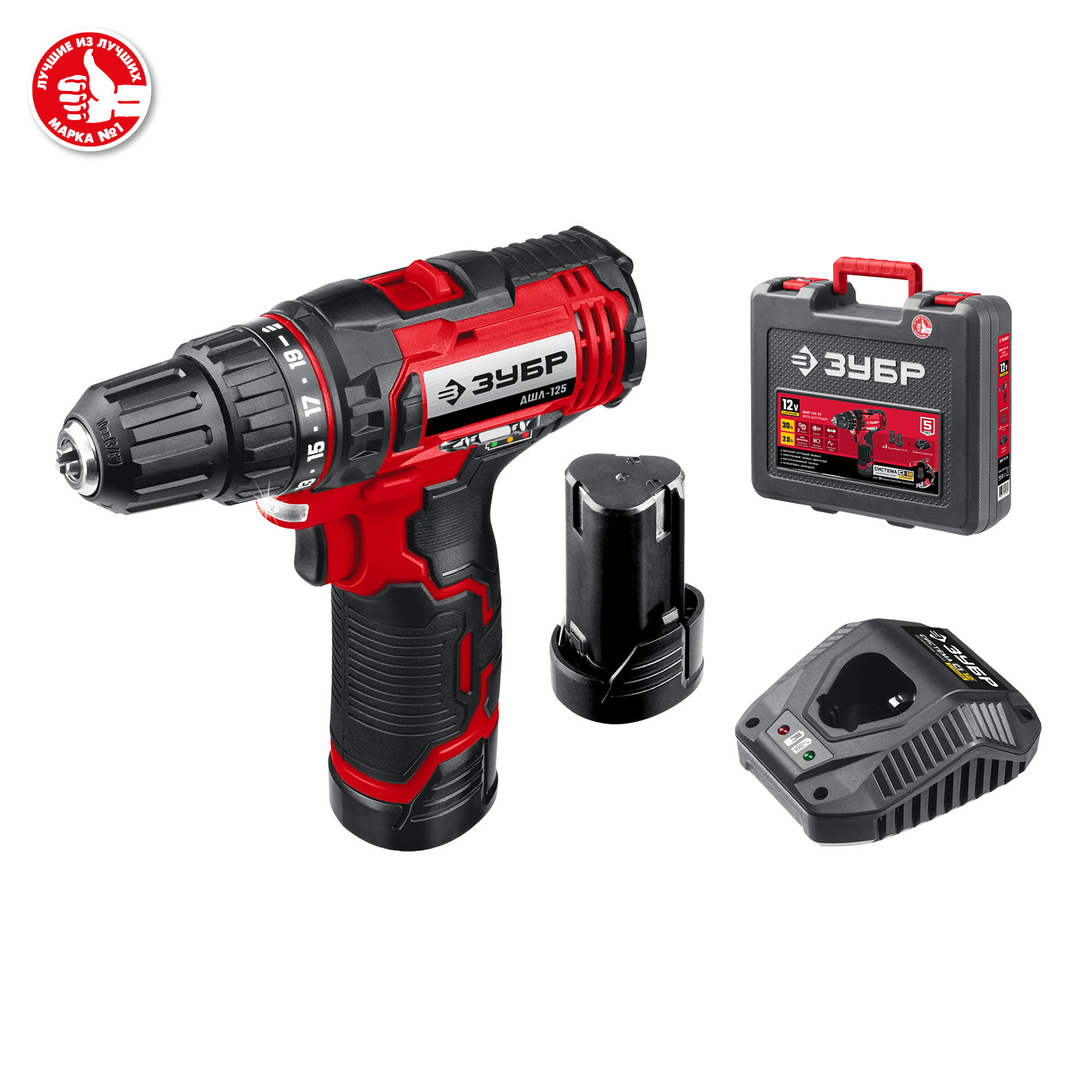 ЗУБР С1-12, 12 В, 80 мм, 2 АКБ (2 А·ч), сабельная пила (СПЛ-125-22) — фото 10