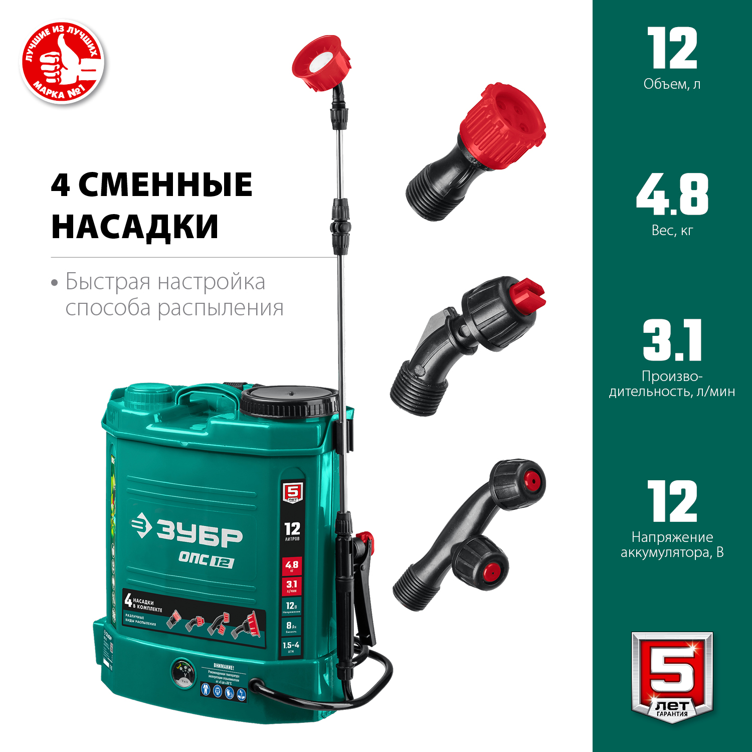 ЗУБР 12 кВт, газовая тепловая пушка (ТПГ-12) — фото 4