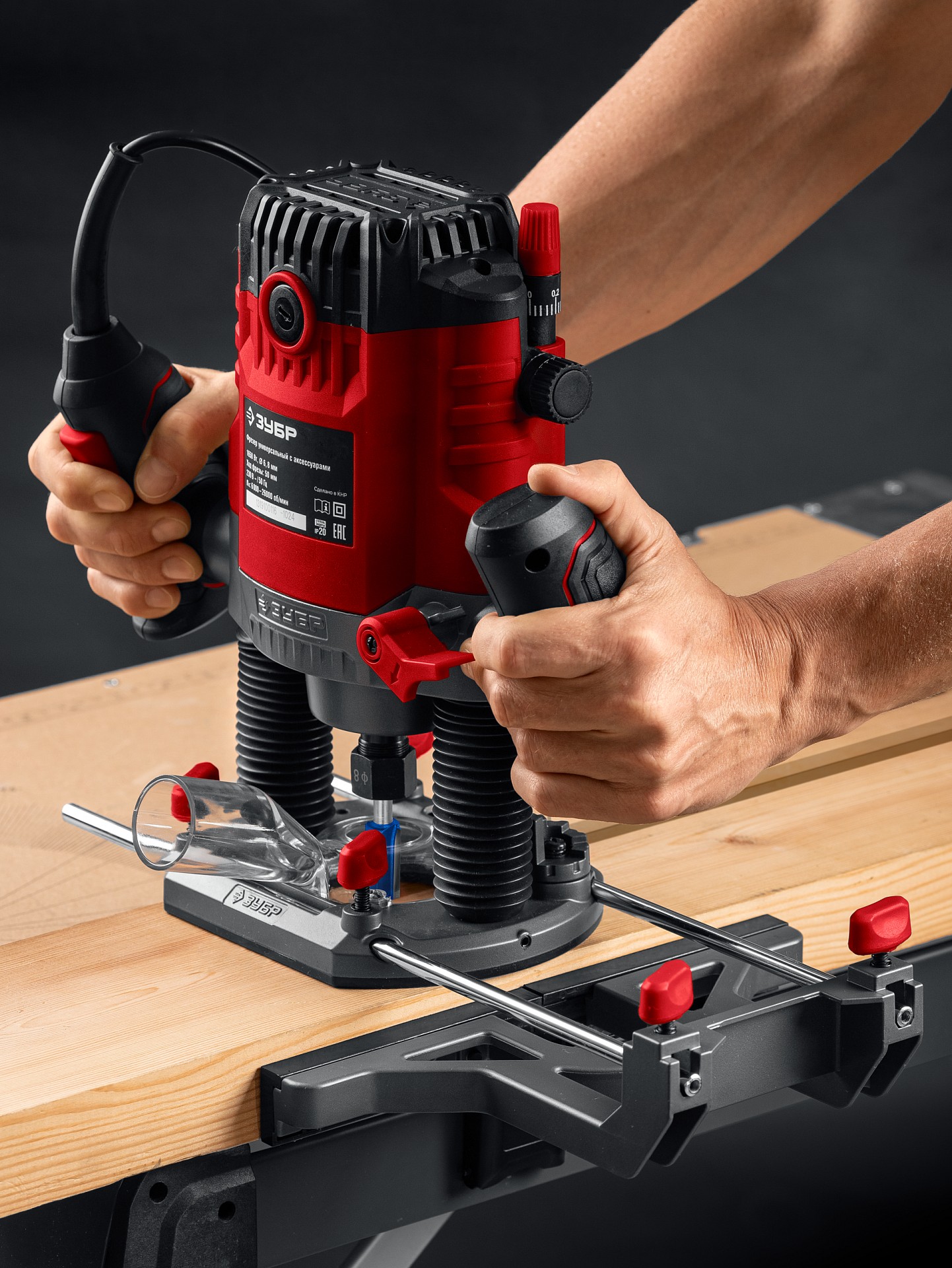 ЗУБР 1650 Вт, 50 мм, универсальный фрезер (ФМУ-1650) — фото 5