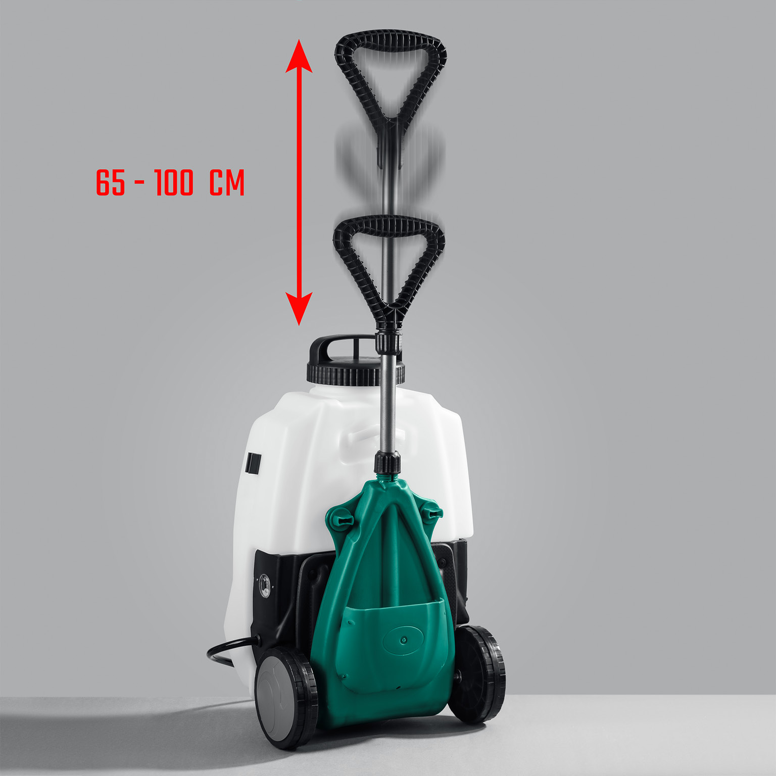 ЗУБР 16 л, колеса, аккумуляторный опрыскиватель (ОПС-16К) — фото 10