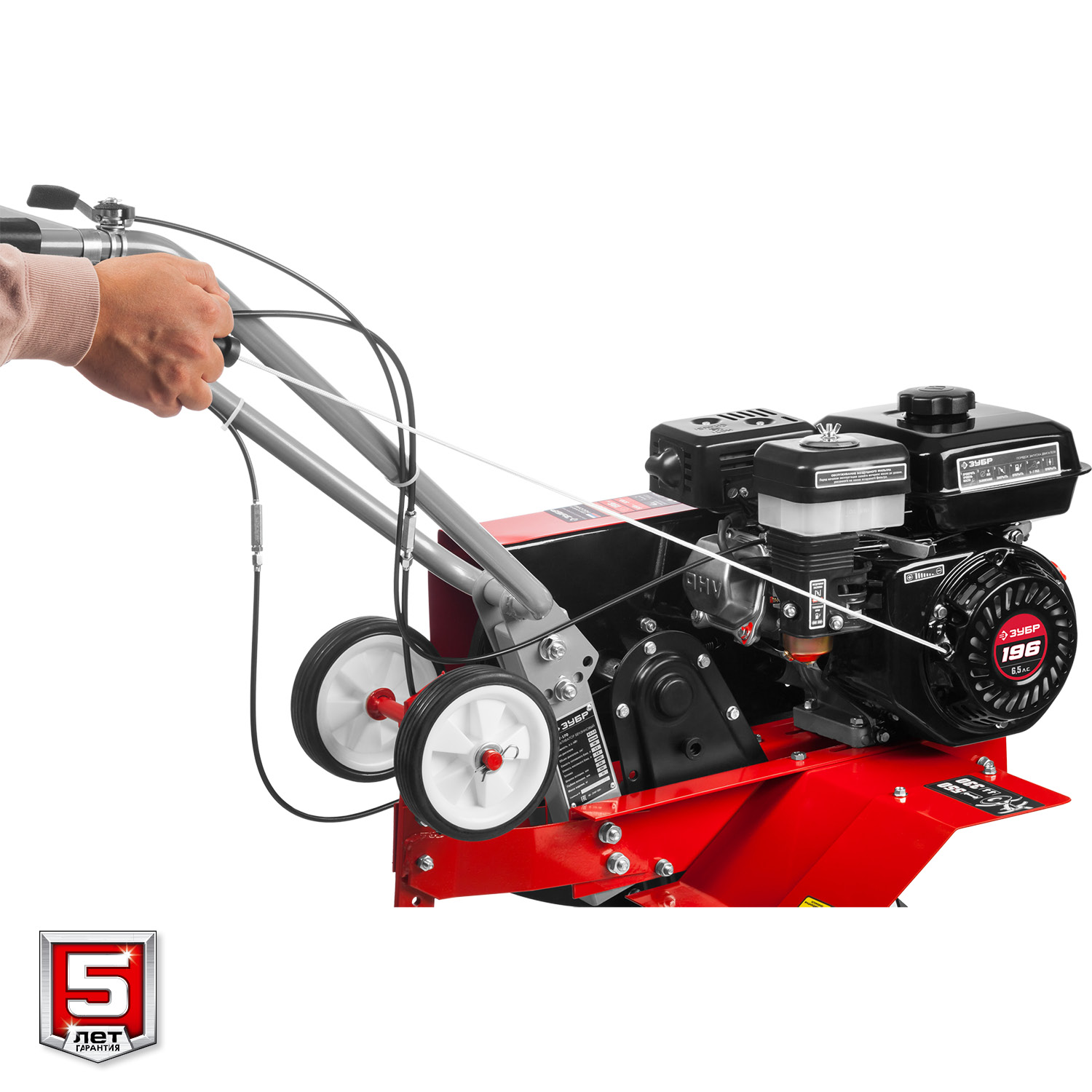 ЗУБР 6.5 л.с., бензиновый культиватор (МКТ-170) — фото 12
