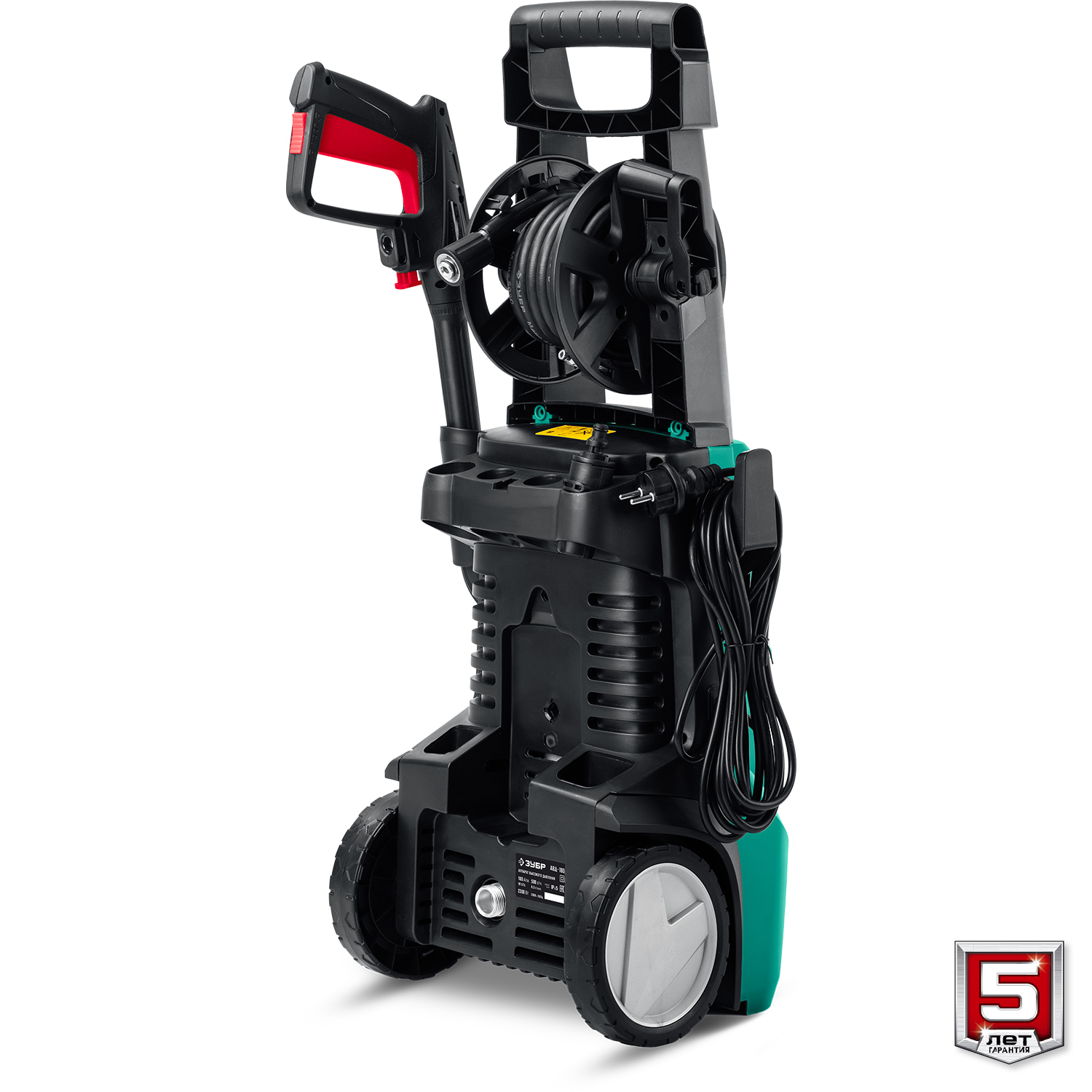 ЗУБР 180 Атм, 2300 Вт, мойка высокого давления, пистолет МИГ-180 (АВД-180) — фото 9