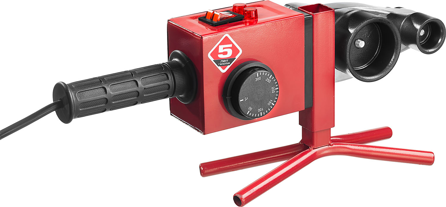 ЗУБР 2000 / 1000 Вт, паяльник для полипропиленовых труб, 6 насадок в комплекте (АСТ-2000) — фото 6