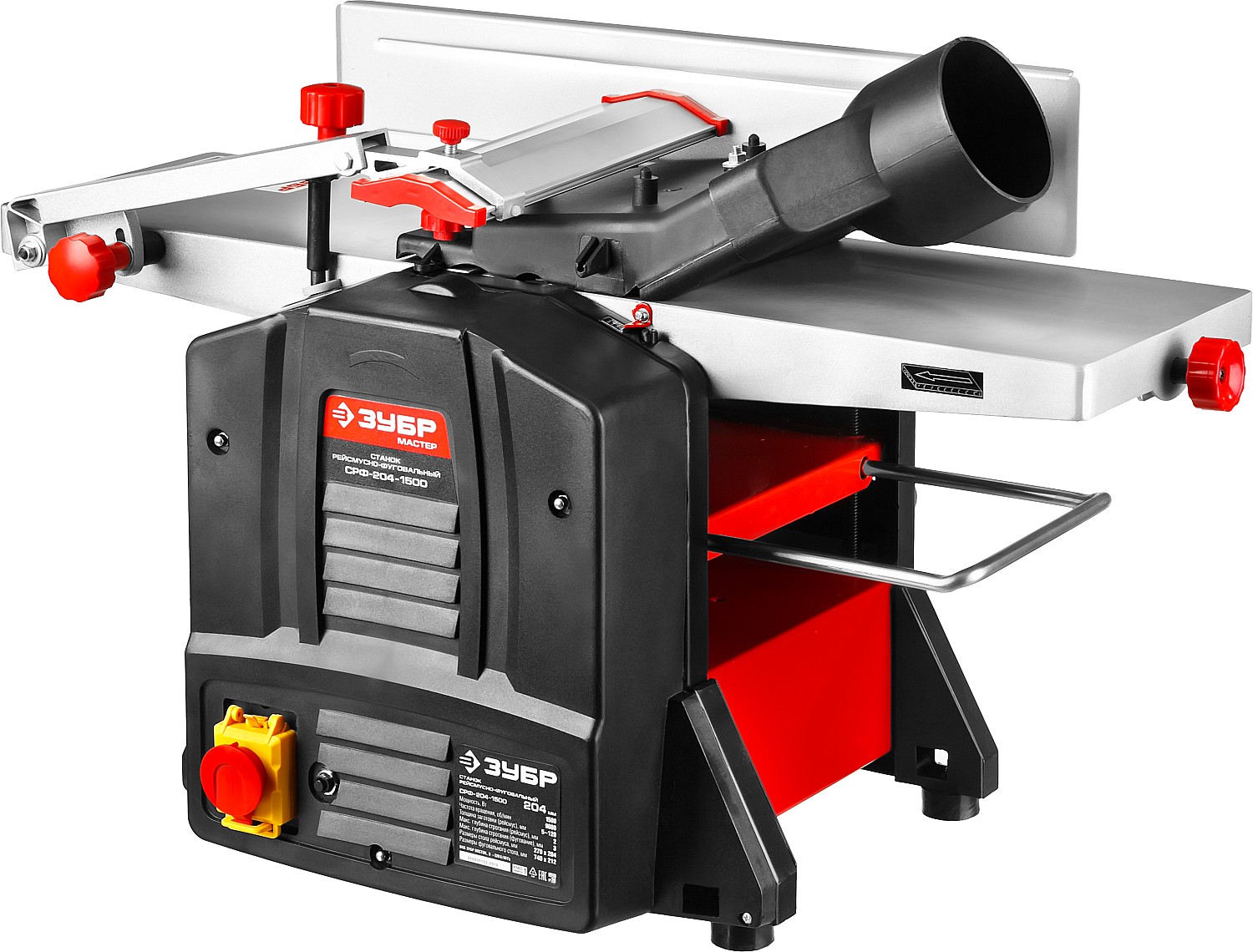ЗУБР 204 мм, 1500 Вт, фуговально - рейсмусовый станок (СРФ-204-1500) — фото 3