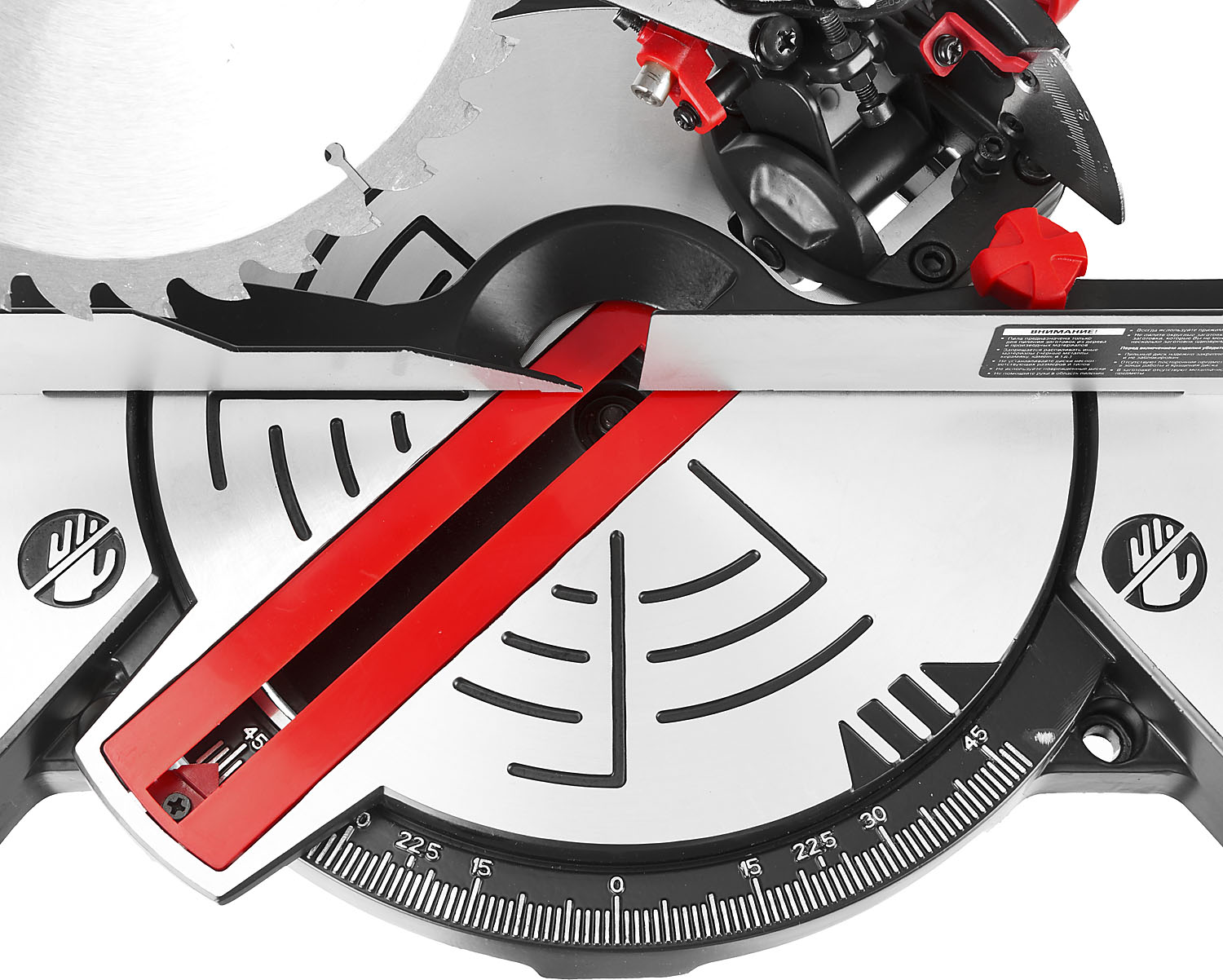 ЗУБР ЗПТ-210-1400 Л пила торцовочная, d 210 х 30 мм, 1300 Вт — фото 11