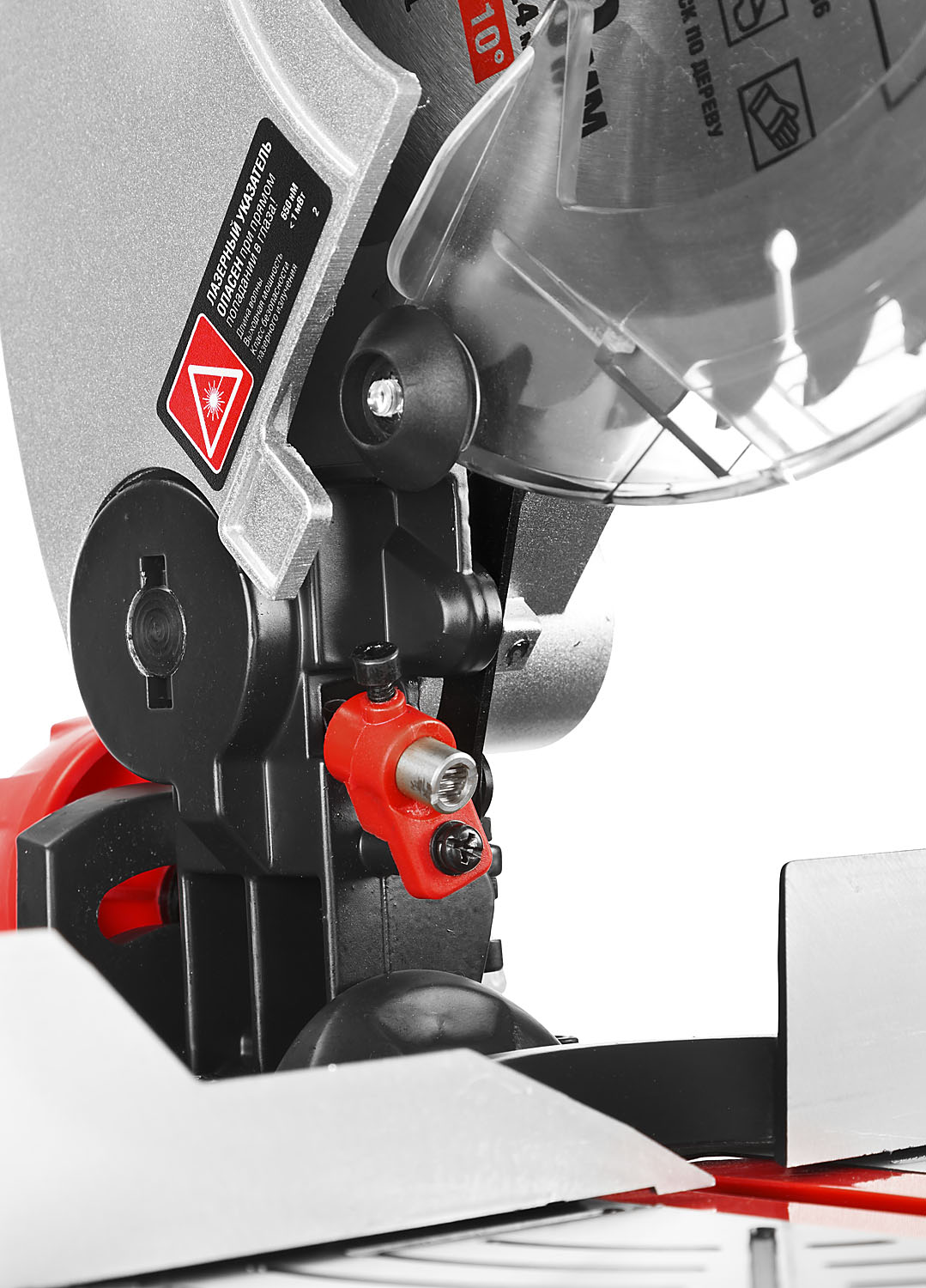 ЗУБР ЗПТ-210-1400 Л пила торцовочная, d 210 х 30 мм, 1300 Вт — фото 13