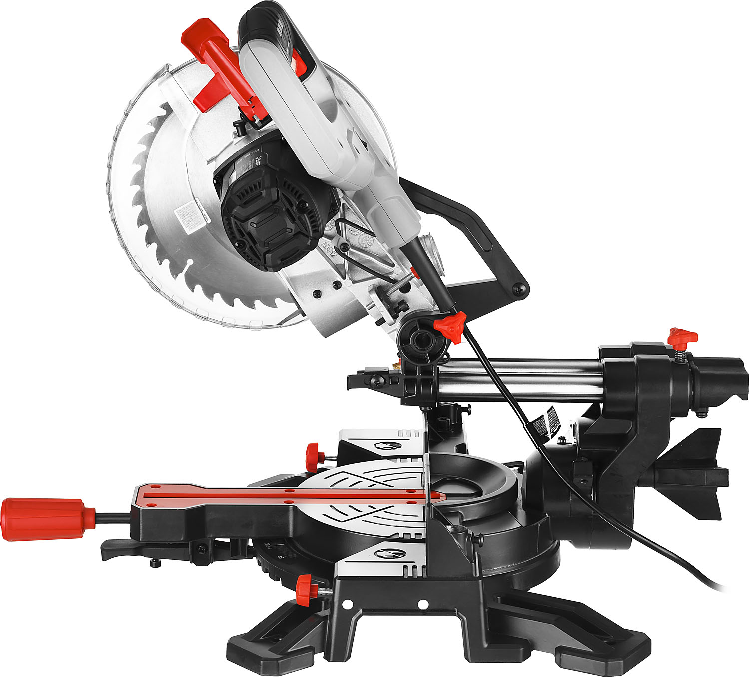 ЗУБР ЗПТ-210-1600 ПЛ пила торцовочная с протяжкой, d 210 х 30 мм, 1600 Вт — фото 5