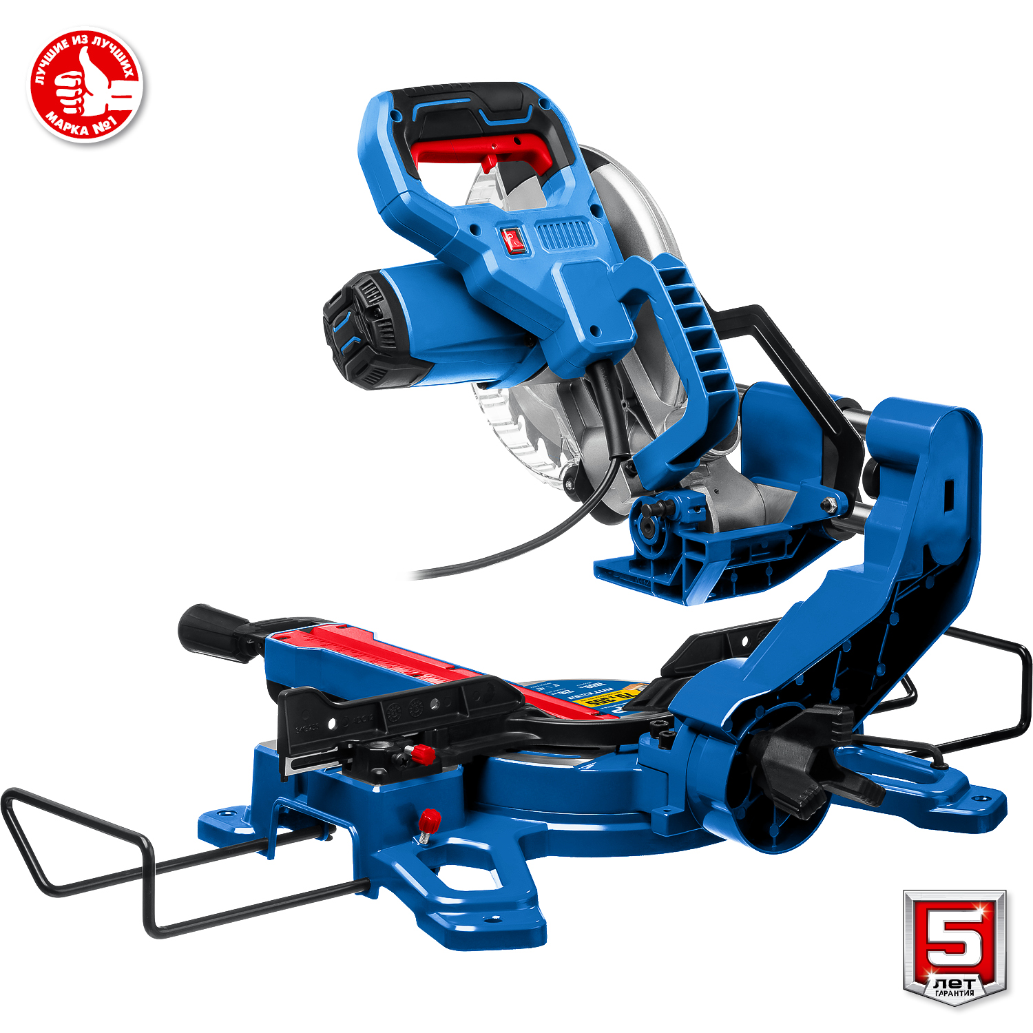 ЗУБР Профессионал ППТ-216-П пила торцовочная с протяжкой, d 216 х 30 мм, 1800 Вт — фото 10