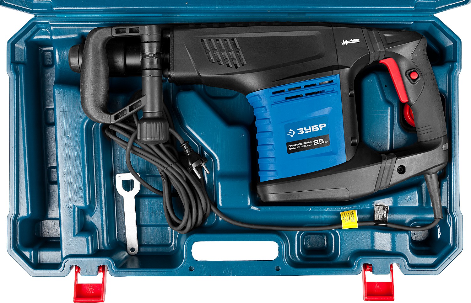 ЗУБР 25 Дж, 1500 Вт, АВТ, отбойный молоток SDS-Max, Профессионал (ЗММ-25-1500 ЭВК) — фото 11