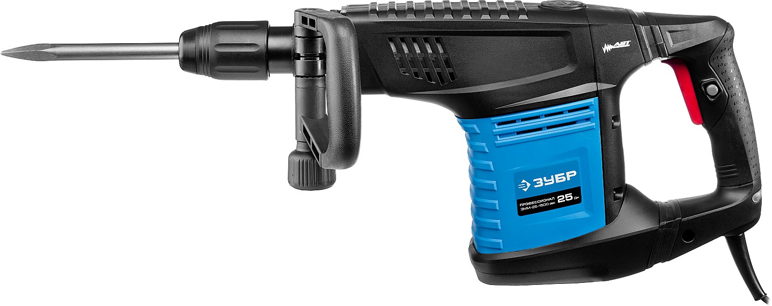 ЗУБР 25 Дж, 1500 Вт, АВТ, отбойный молоток SDS-Max, Профессионал (ЗММ-25-1500 ЭВК) — фото 4