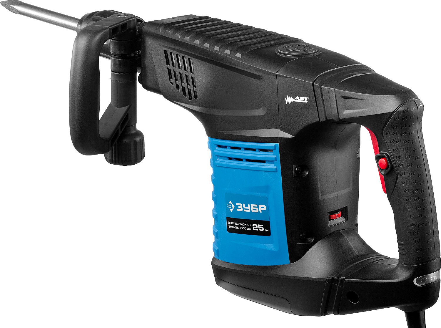 ЗУБР 25 Дж, 1500 Вт, АВТ, отбойный молоток SDS-Max, Профессионал (ЗММ-25-1500 ЭВК) — фото 5