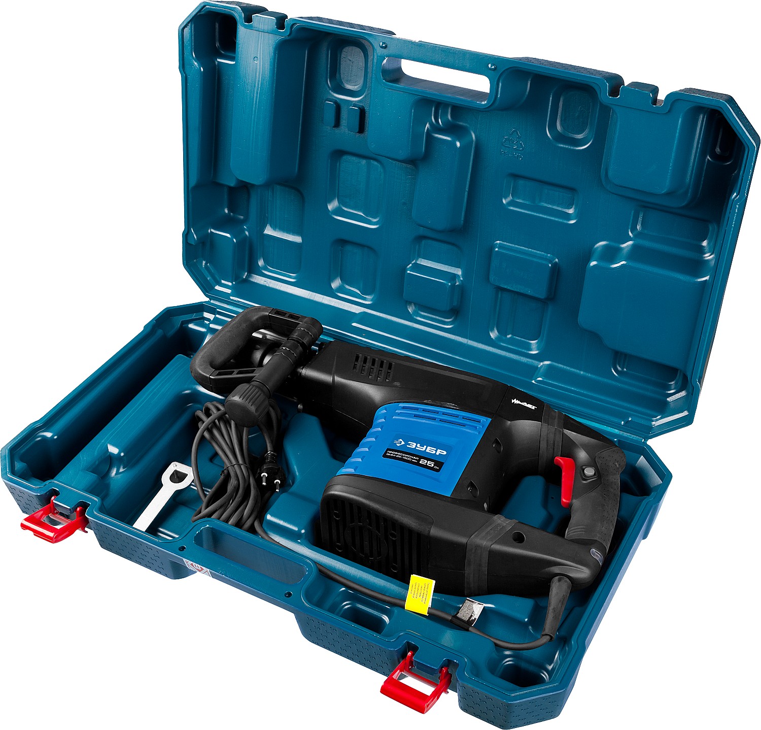 ЗУБР 25 Дж, 1500 Вт, АВТ, отбойный молоток SDS-Max, Профессионал (ЗММ-25-1500 ЭВК) — фото 10